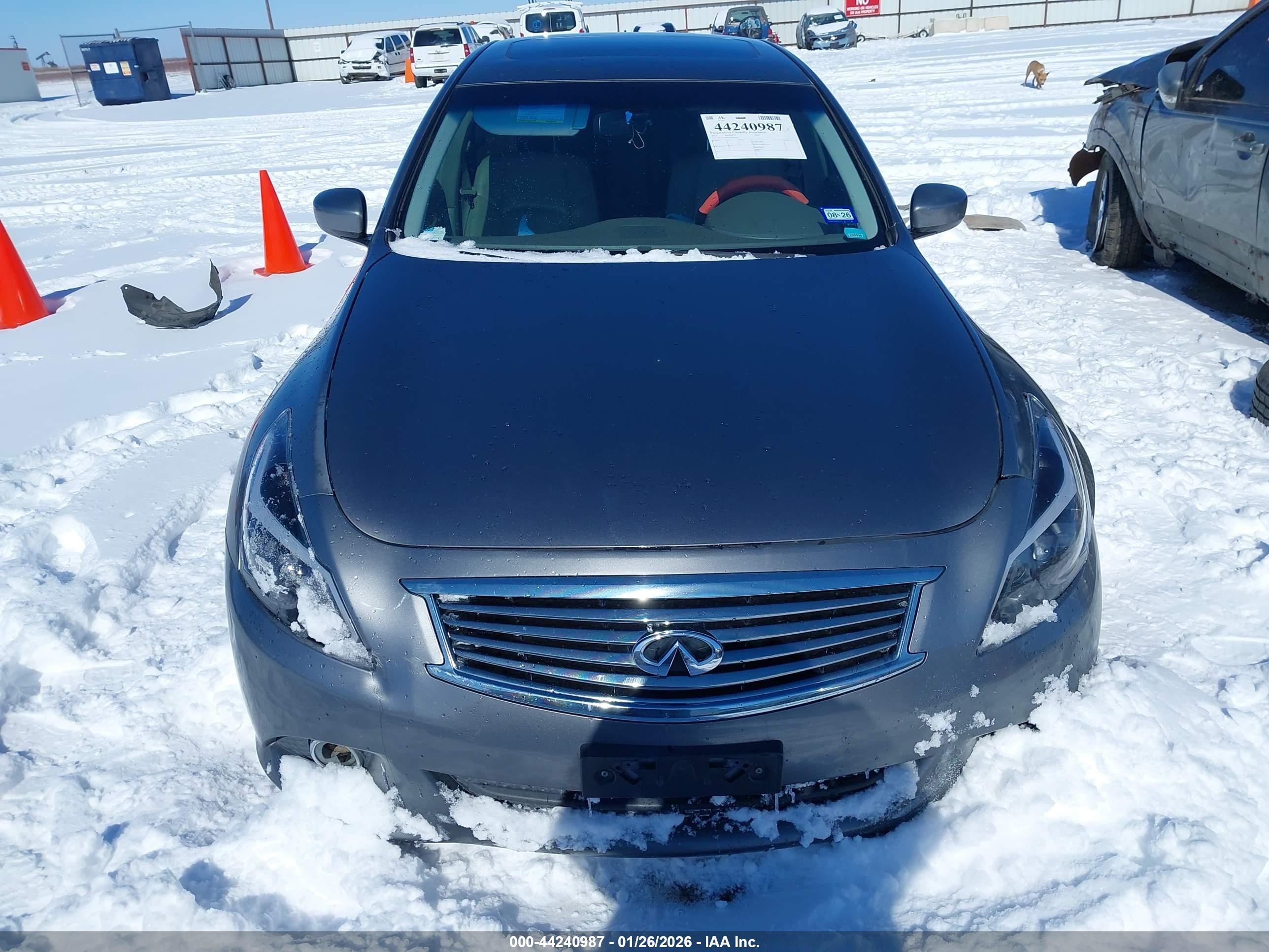 2012 Infiniti G37 Journey Gray vin: JN1CV6AP7CM936016