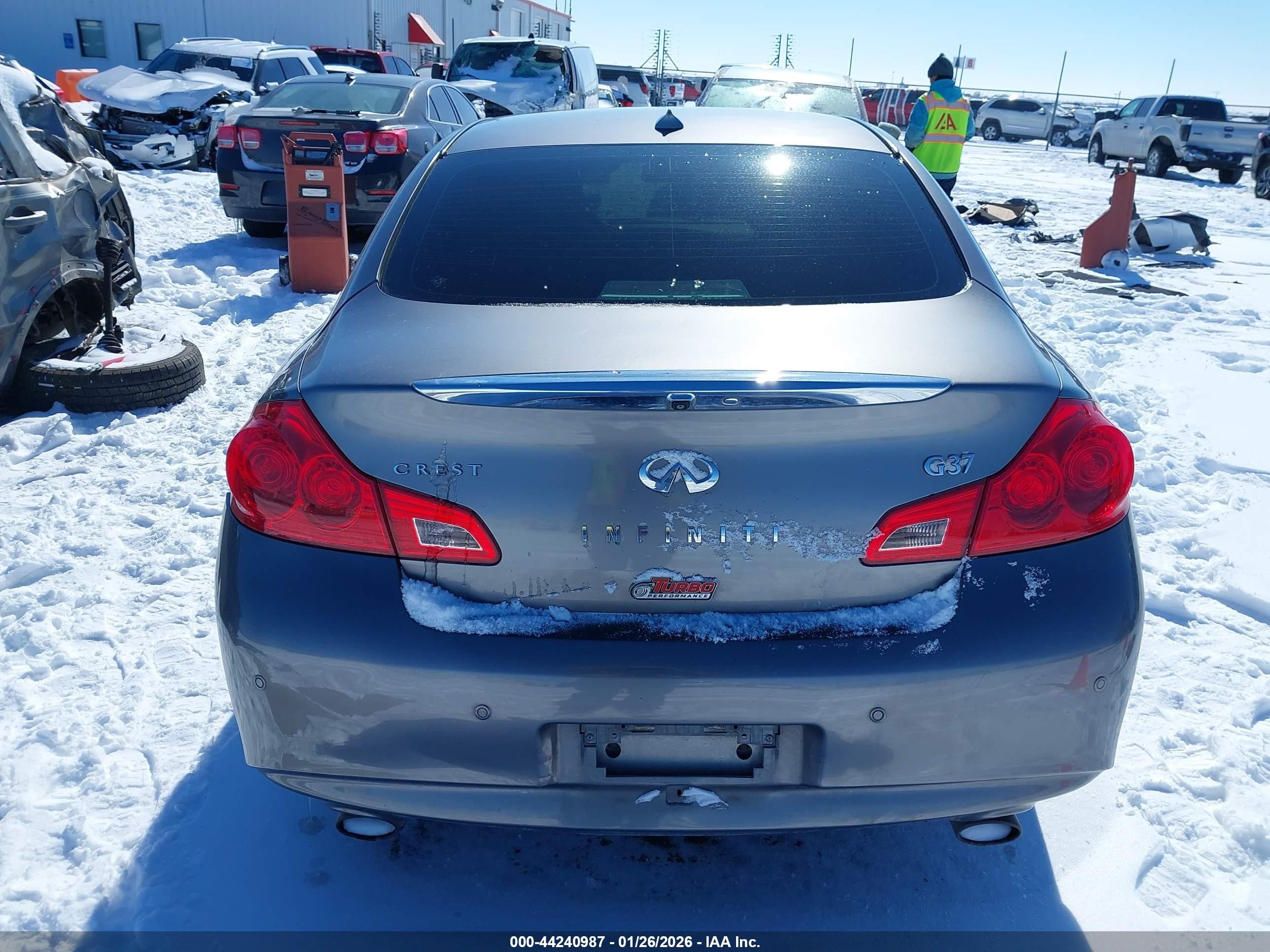 2012 Infiniti G37 Journey Gray vin: JN1CV6AP7CM936016