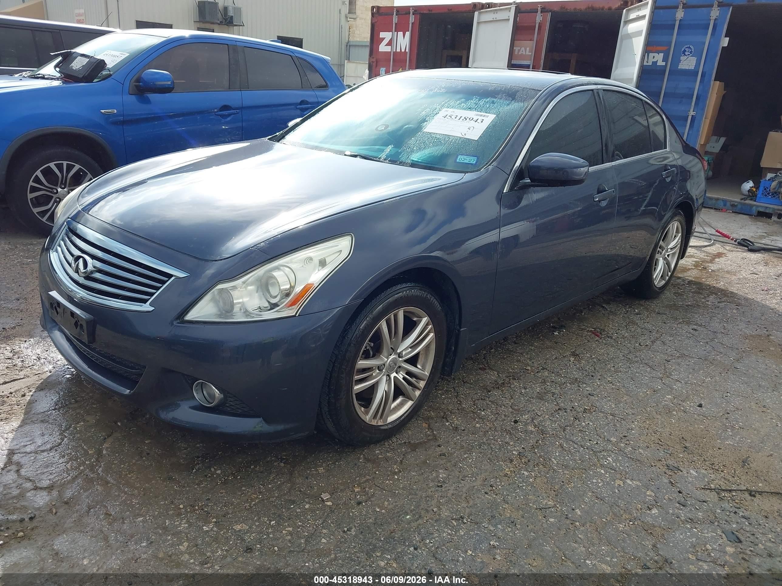 2013 Infiniti G37 Journey Blue vin: JN1CV6AP7DM302402