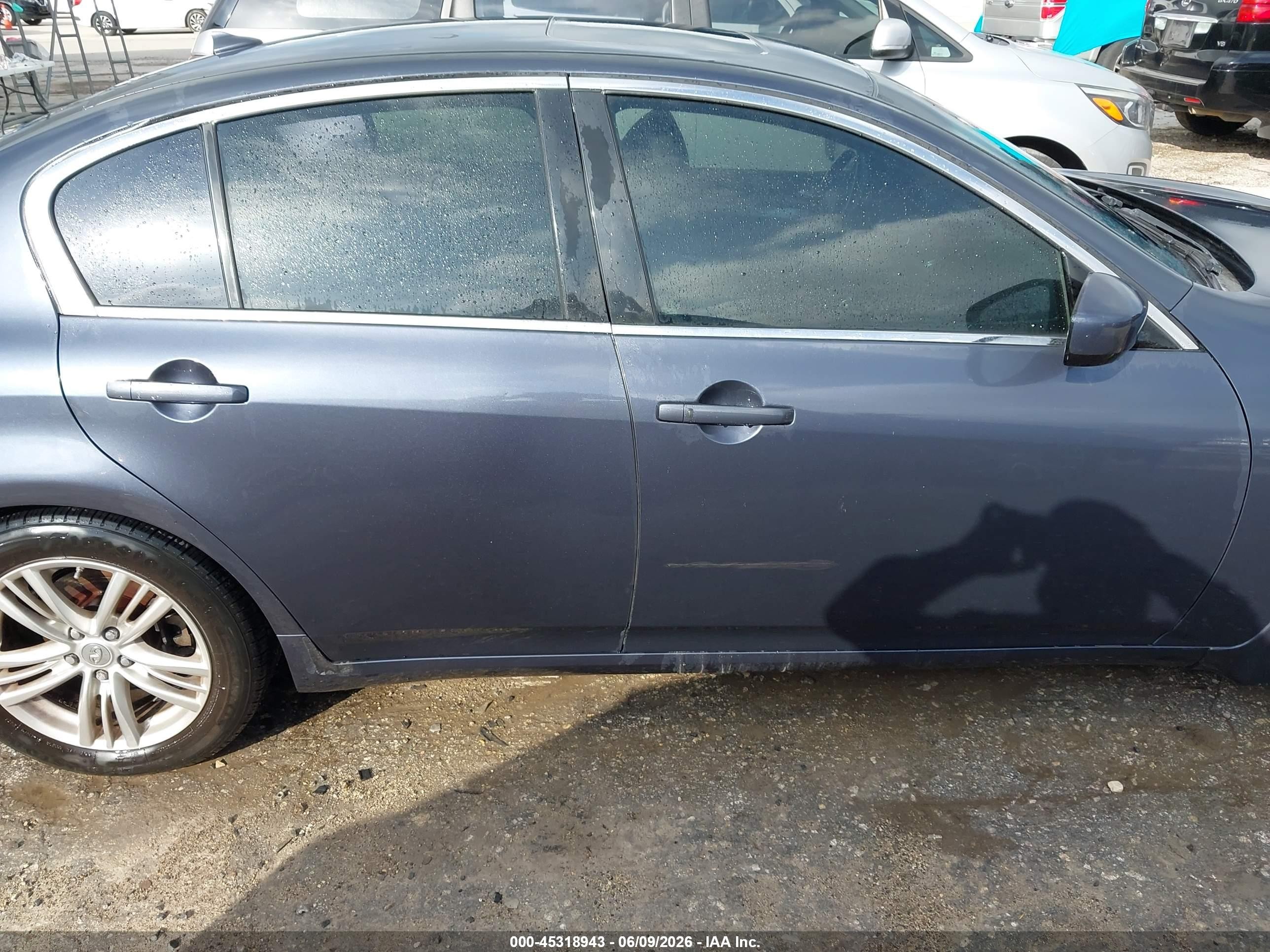 2013 Infiniti G37 Journey Blue vin: JN1CV6AP7DM302402