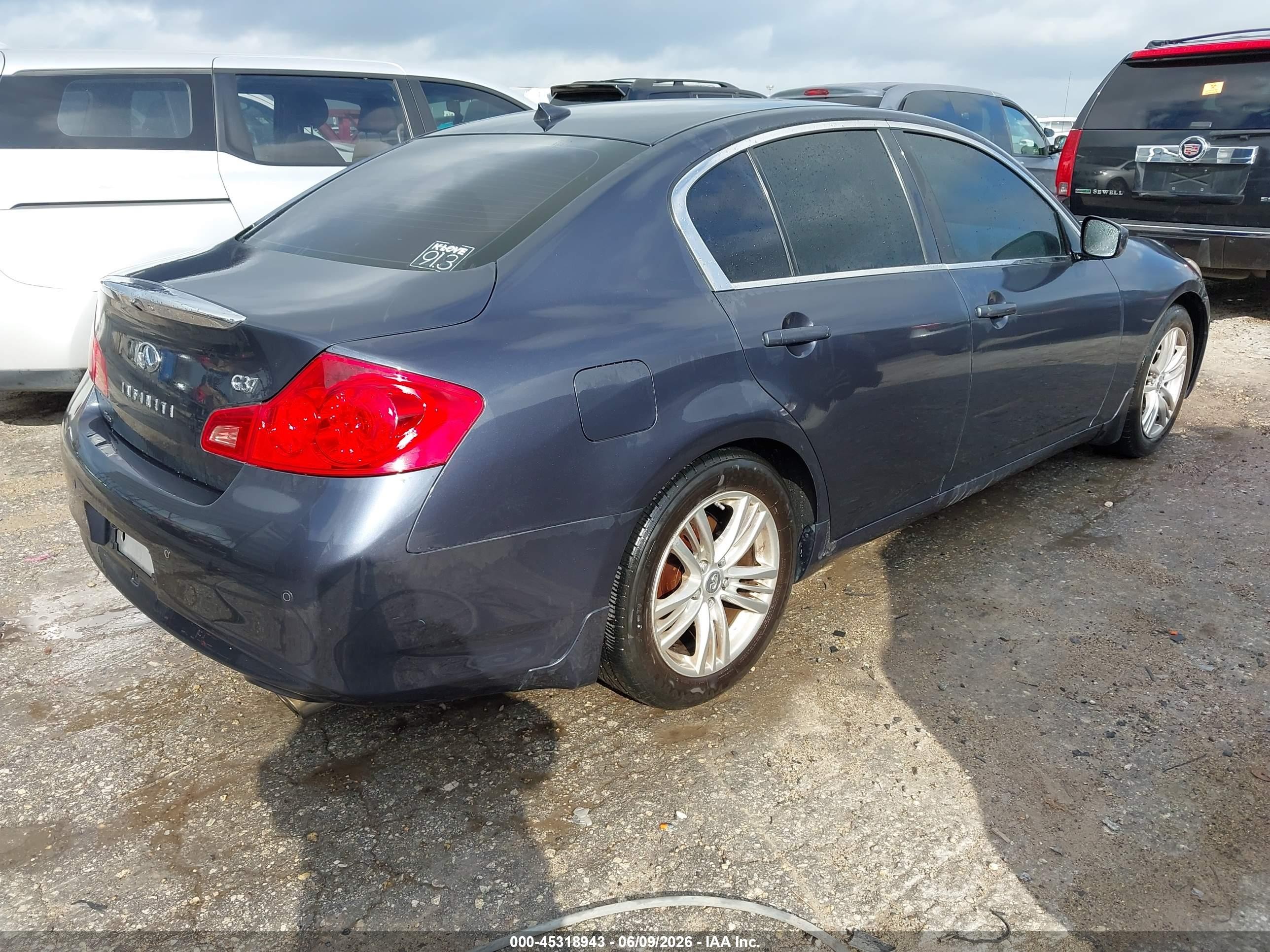 2013 Infiniti G37 Journey Blue vin: JN1CV6AP7DM302402