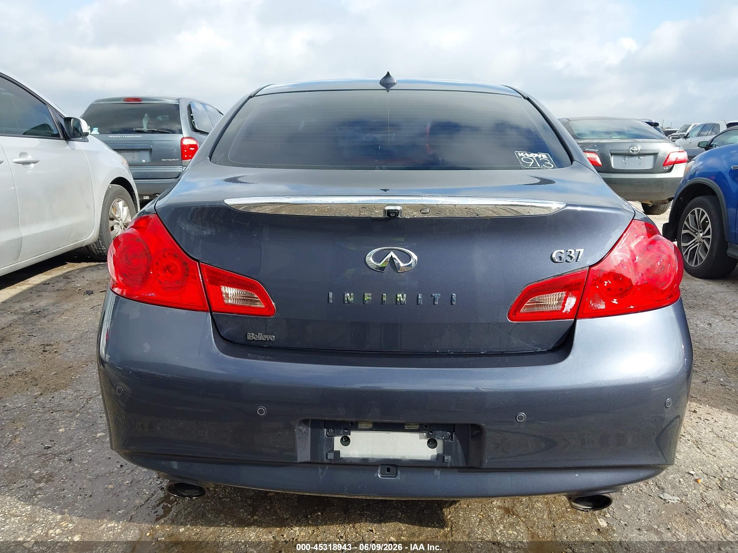 2013 Infiniti G37 Journey Blue vin: JN1CV6AP7DM302402