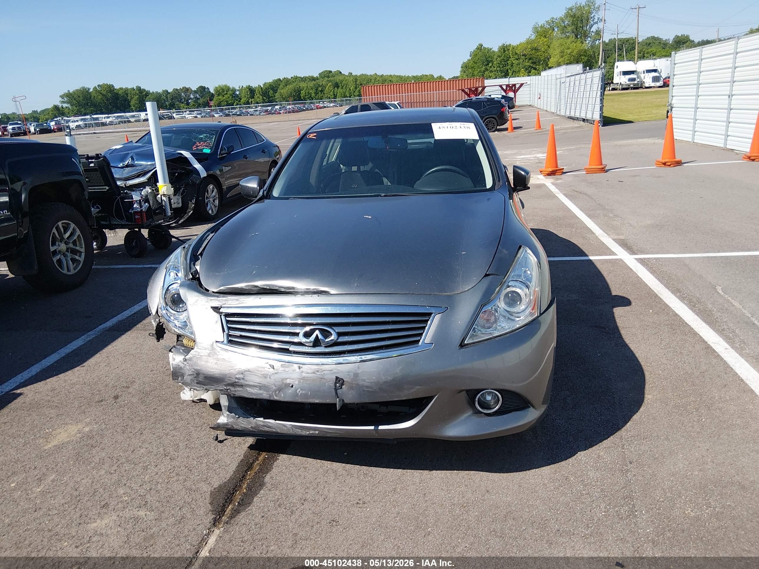 2013 Infiniti G37 Journey Серый vin: JN1CV6AP7DM304067