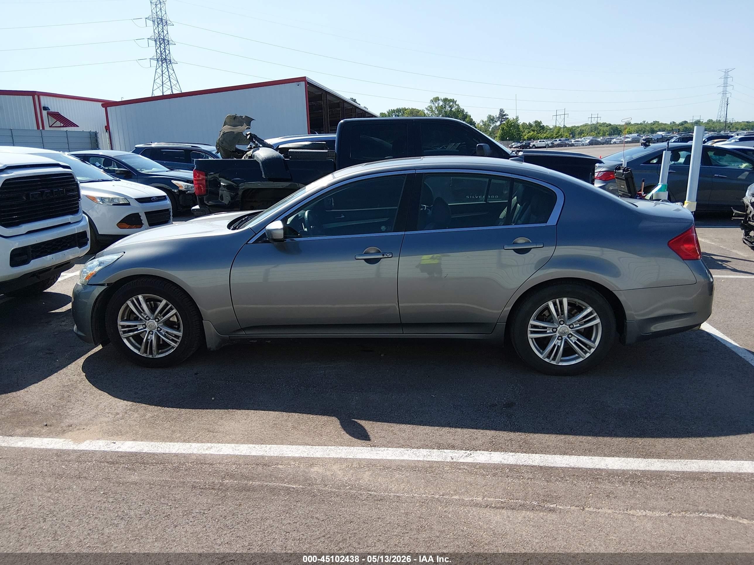 2013 Infiniti G37 Journey Серый vin: JN1CV6AP7DM304067