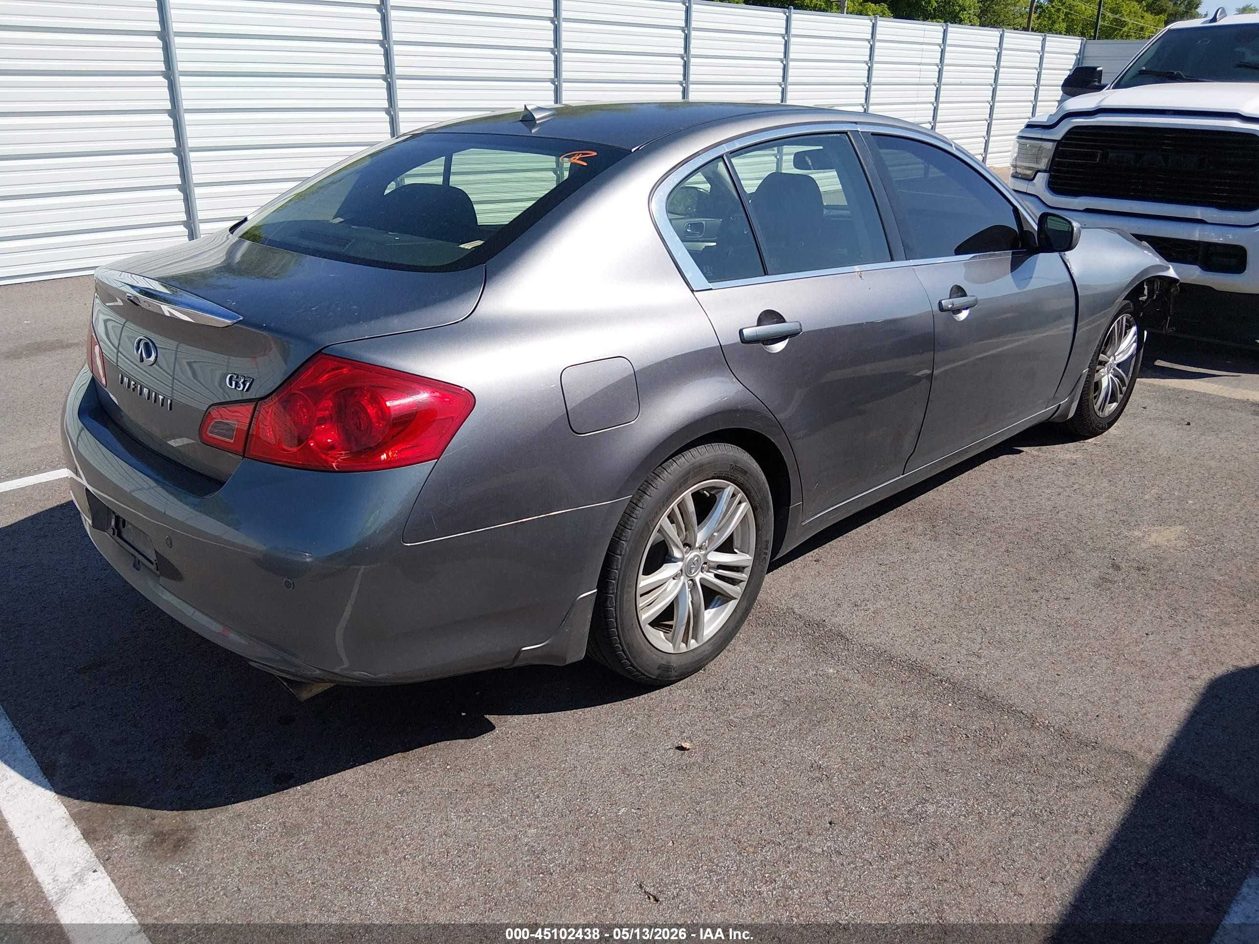 2013 Infiniti G37 Journey Серый vin: JN1CV6AP7DM304067