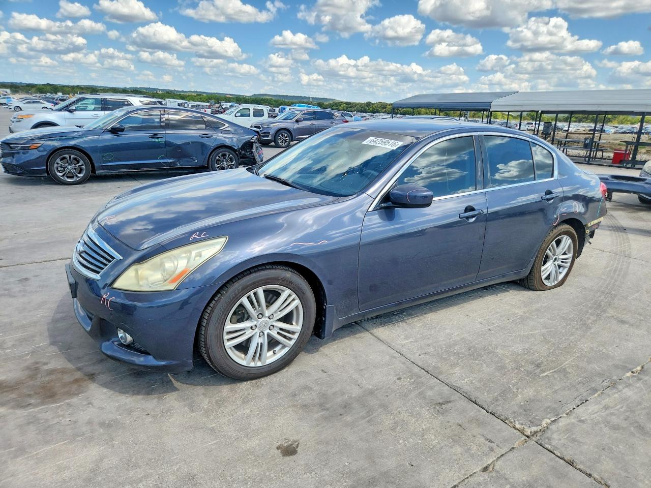 2013 Infiniti G37 Sedan Journey Серый vin: JN1CV6AP7DM711399