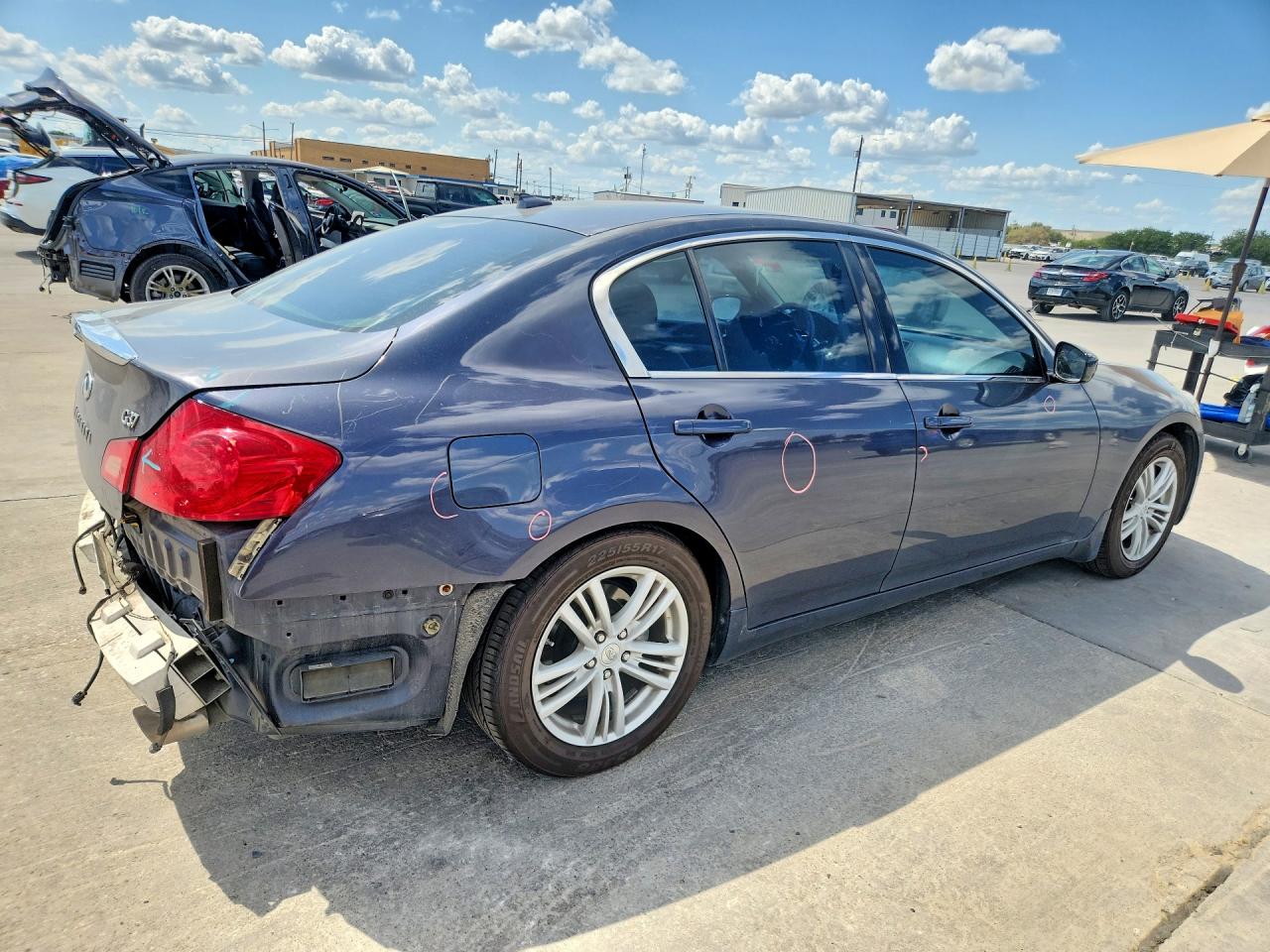 2013 Infiniti G37 Sedan Journey Серый vin: JN1CV6AP7DM711399
