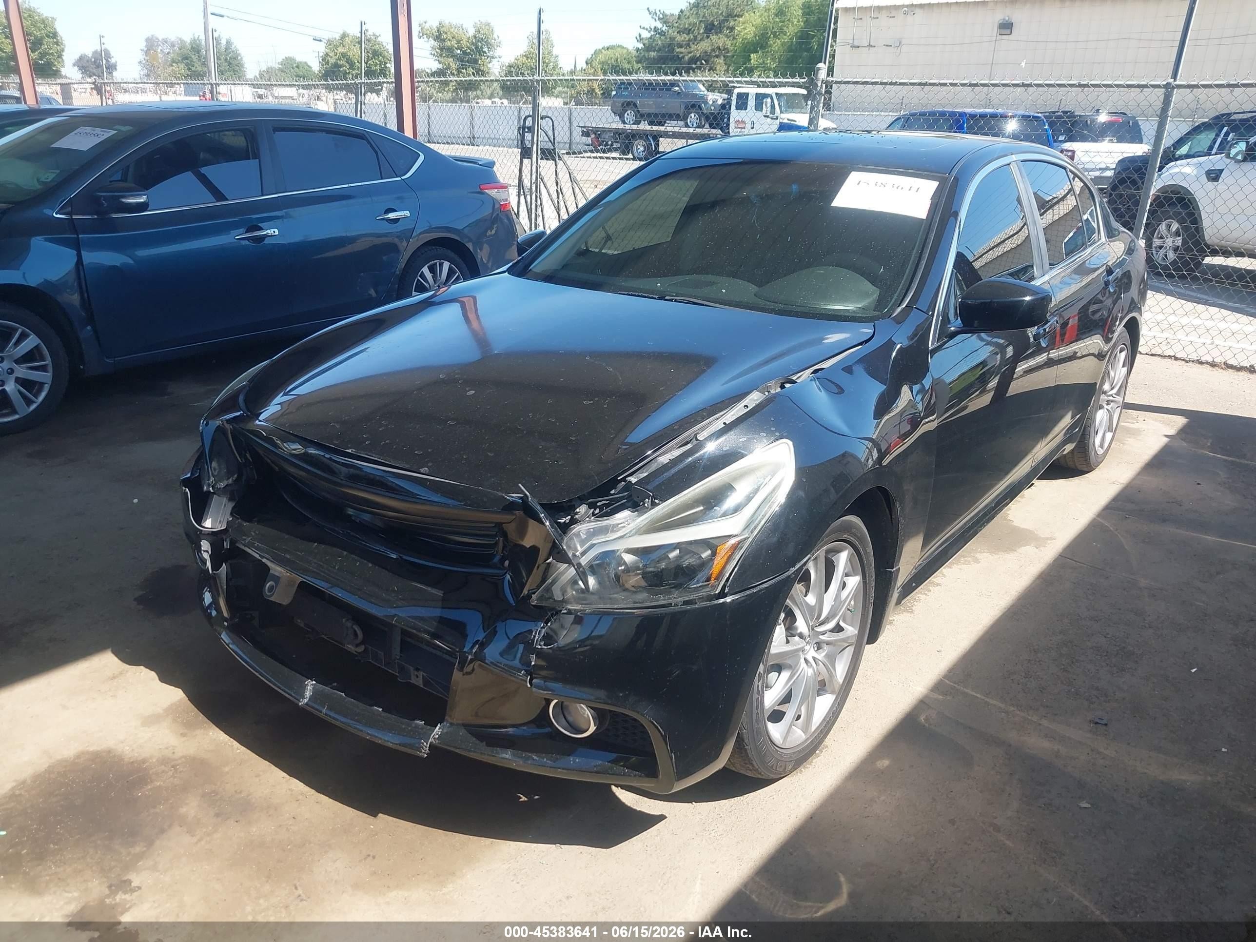 2013 Infiniti G37 Journey Черный vin: JN1CV6AP7DM716313