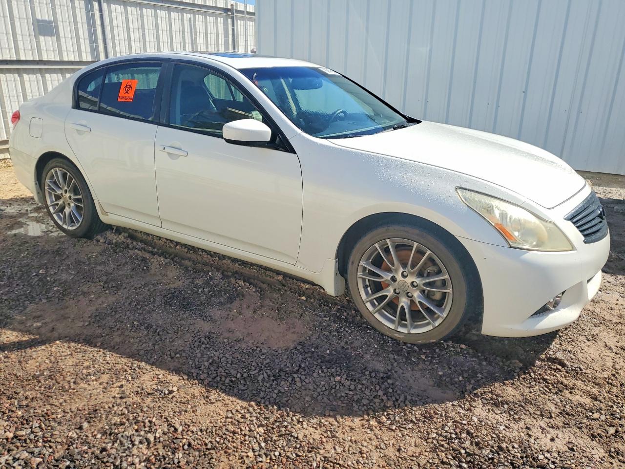 2013 Infiniti G35 White vin: JN1CV6AP7DM722189
