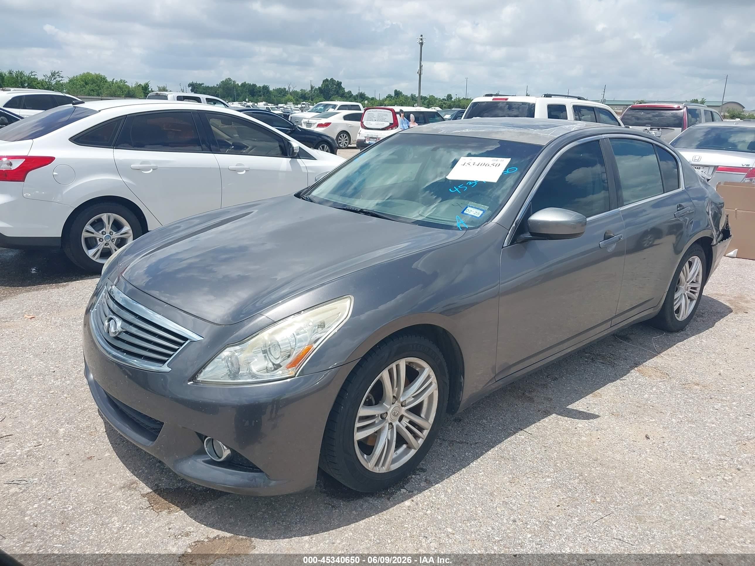 2013 Infiniti G37 Journey Gray vin: JN1CV6AP7DM723147