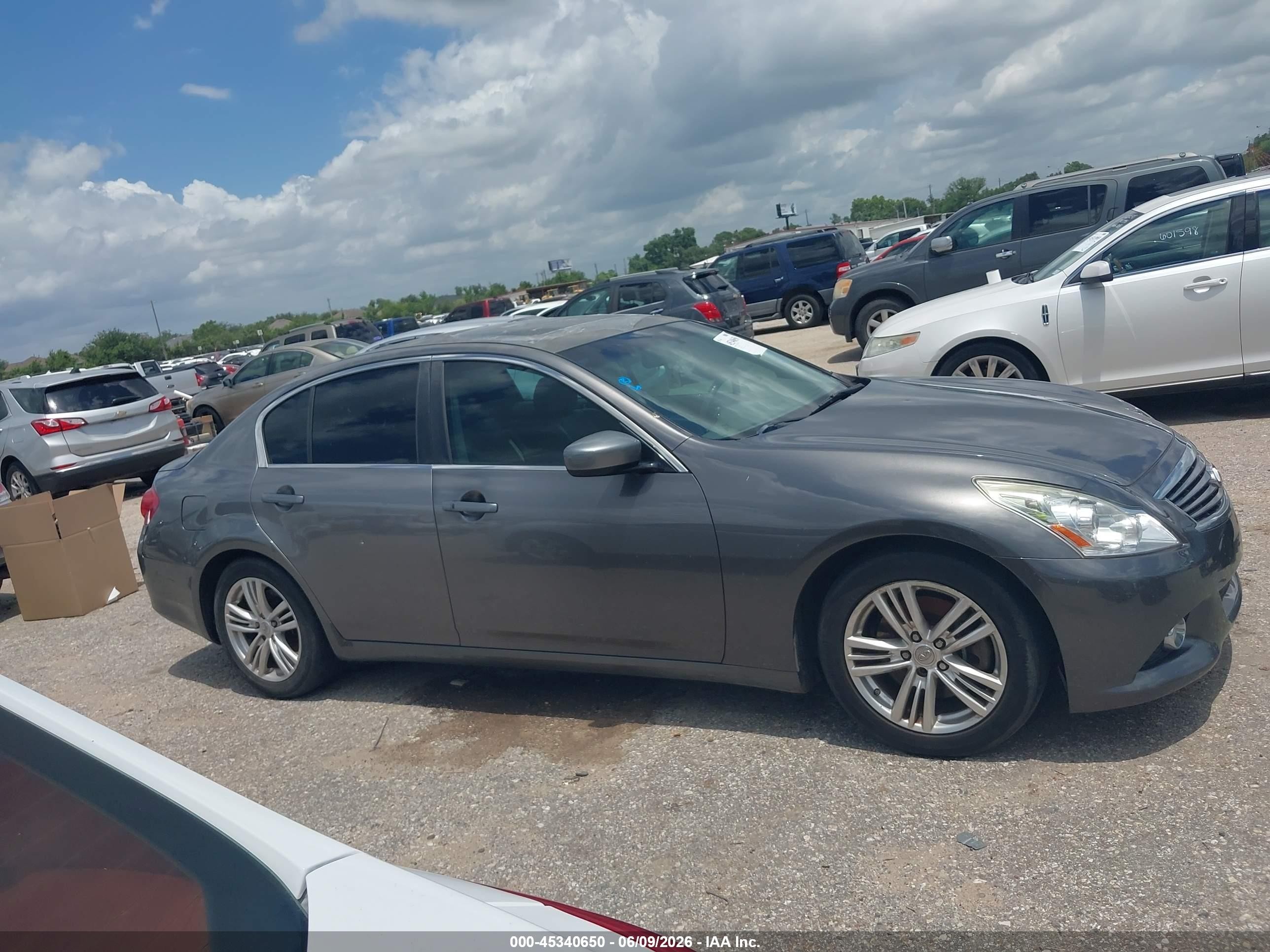 2013 Infiniti G37 Journey Gray vin: JN1CV6AP7DM723147