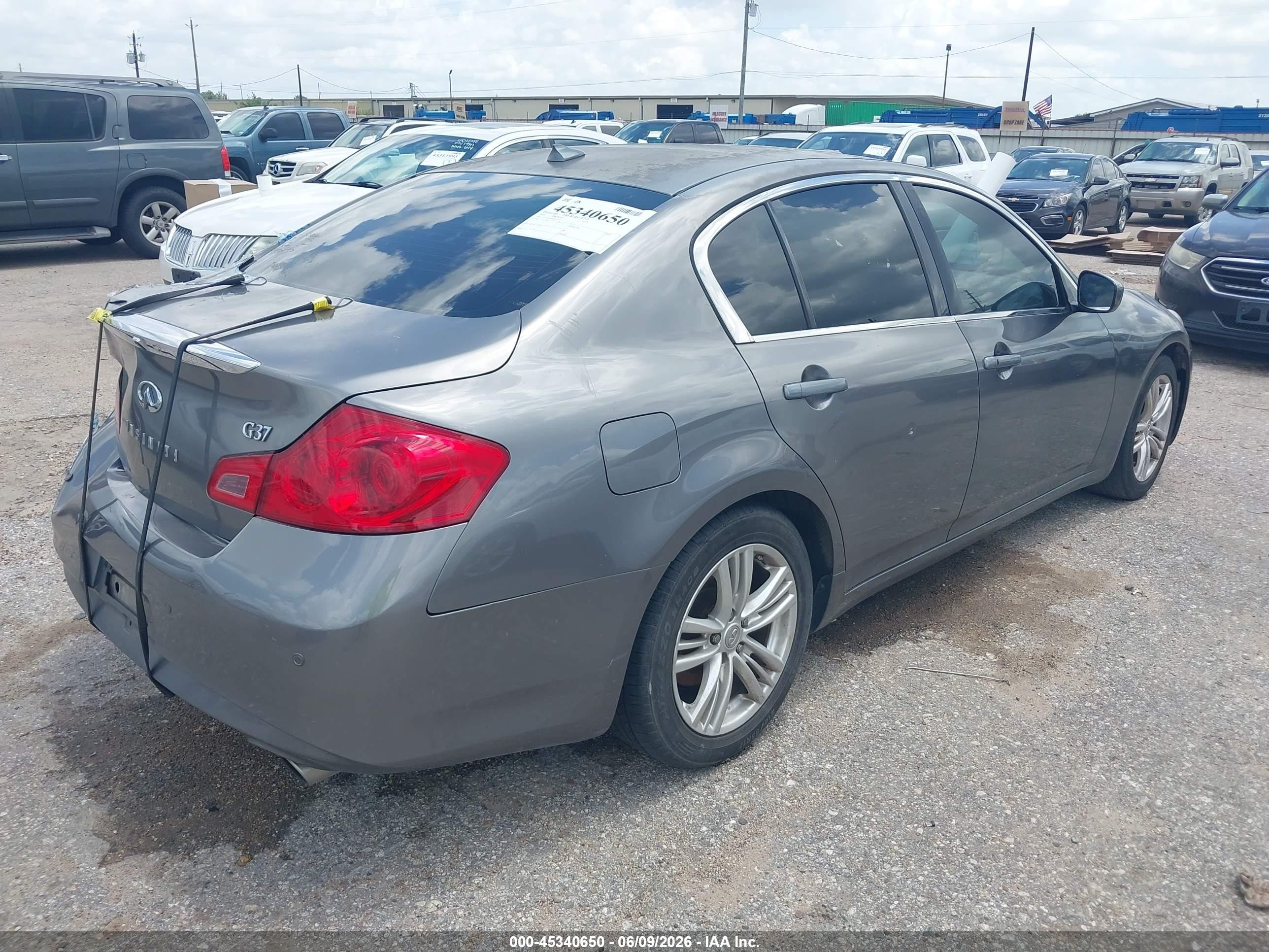 2013 Infiniti G37 Journey Gray vin: JN1CV6AP7DM723147