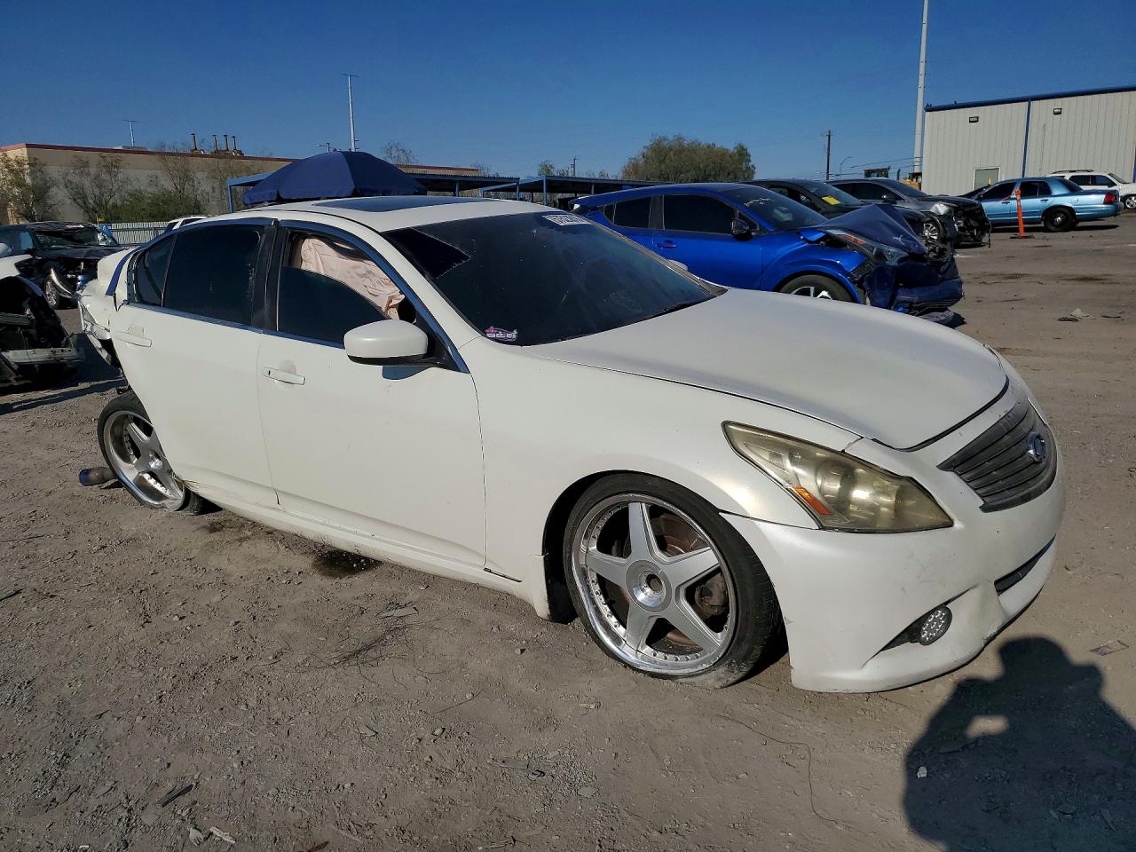 2013 Infiniti G37 Sedan Journey White vin: JN1CV6AP7DM726114