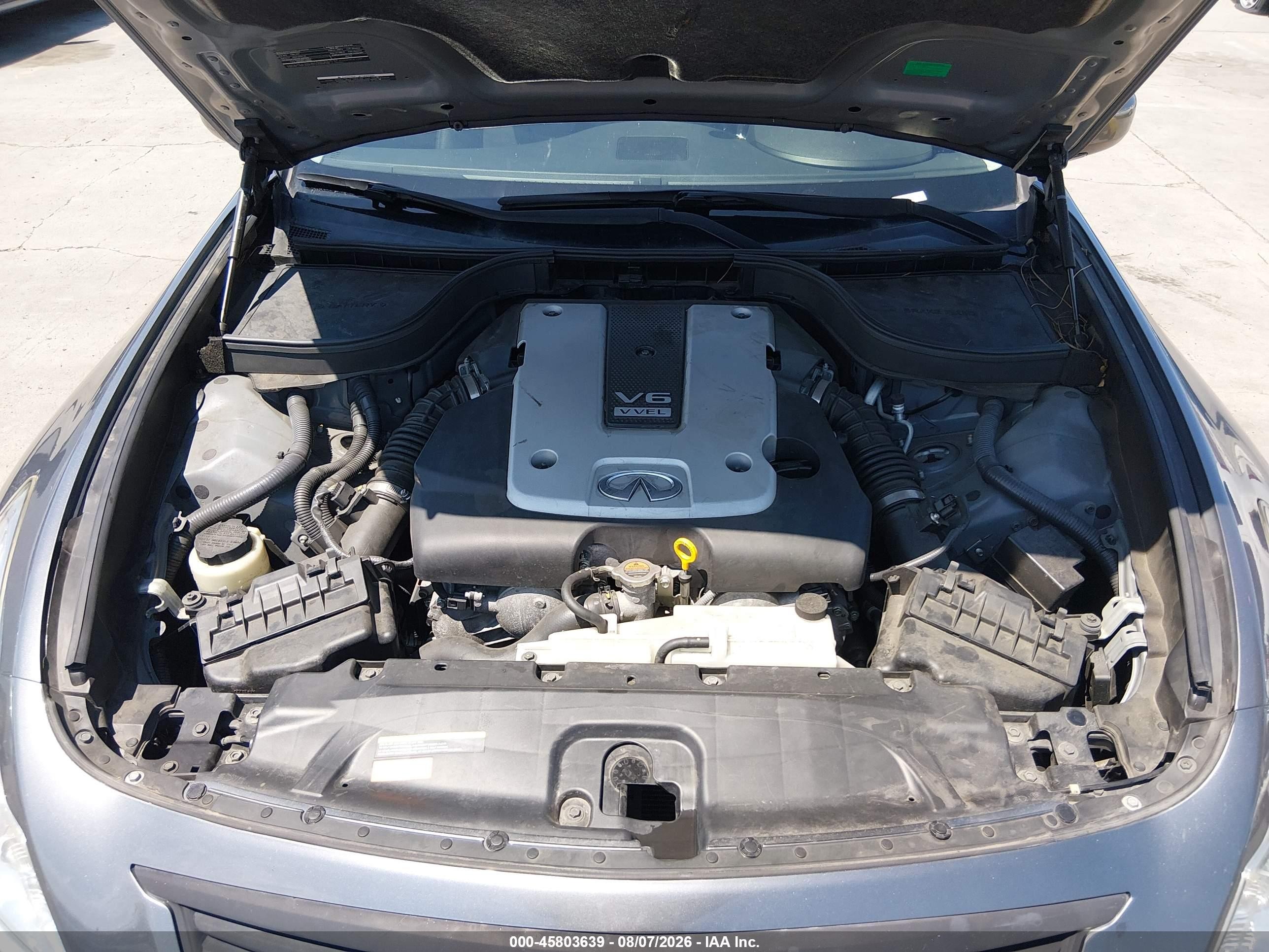 2015 Infiniti Q40   Gray vin: JN1CV6AP7FM580414