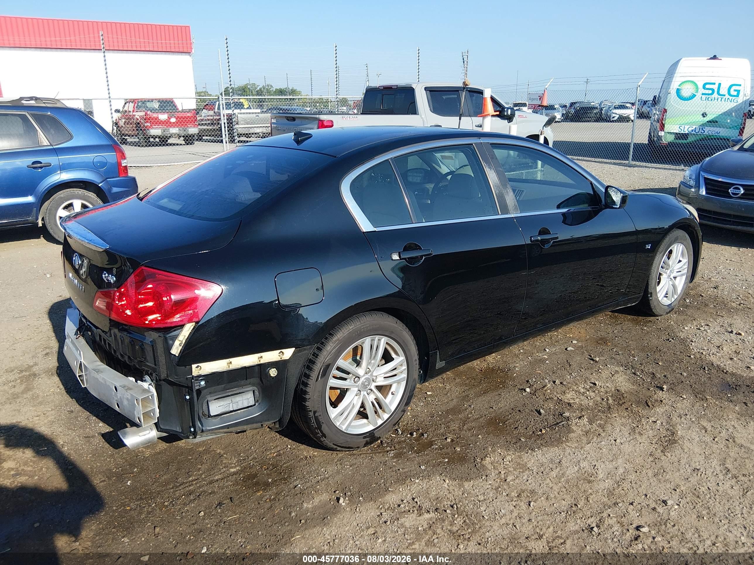 2015 Infiniti Q40 Black vin: JN1CV6AP7FM580686
