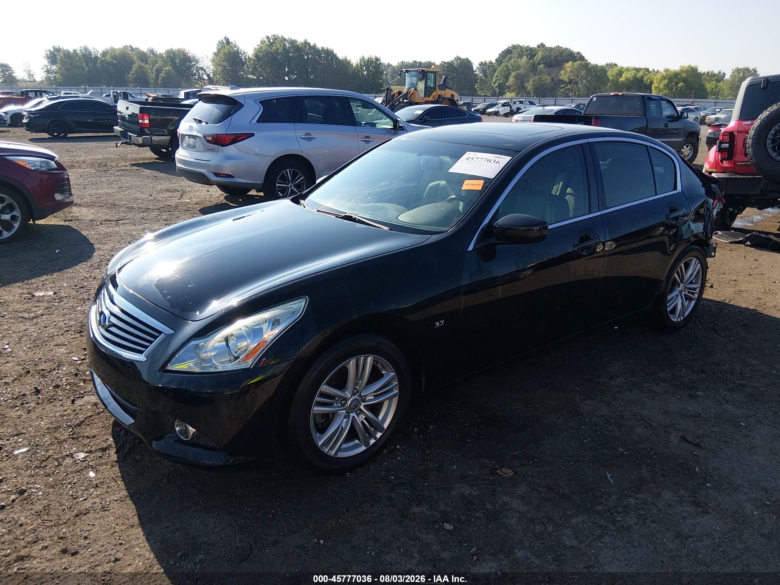 2015 Infiniti Q40 Black vin: JN1CV6AP7FM580686