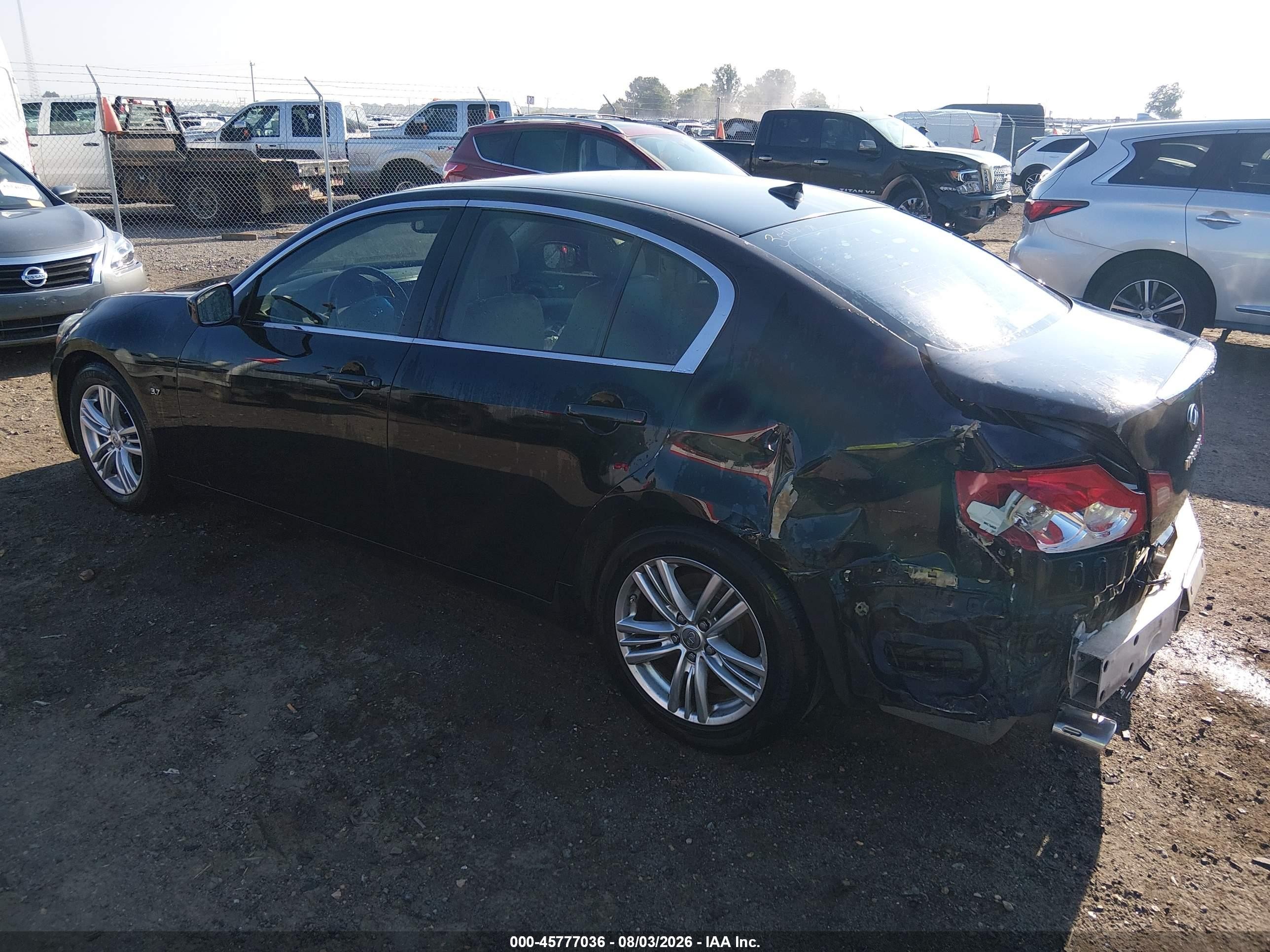 2015 Infiniti Q40 Black vin: JN1CV6AP7FM580686