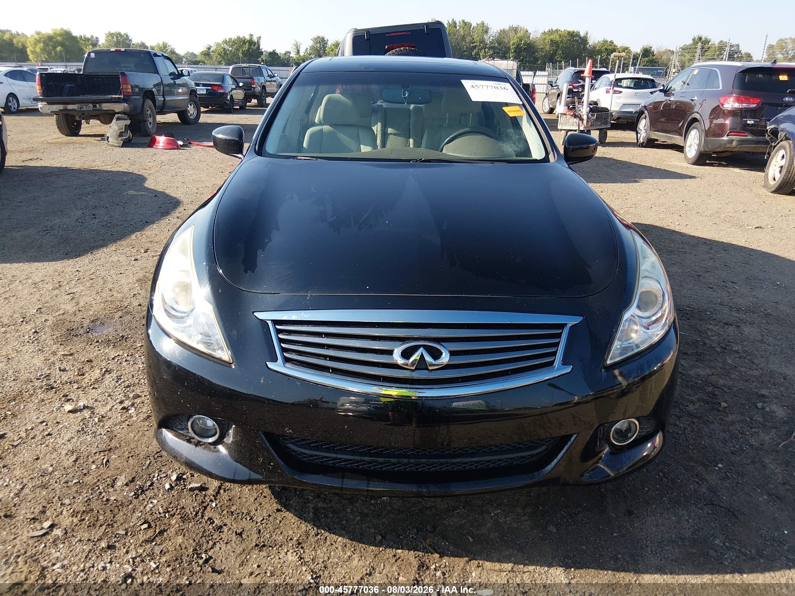 2015 Infiniti Q40 Black vin: JN1CV6AP7FM580686