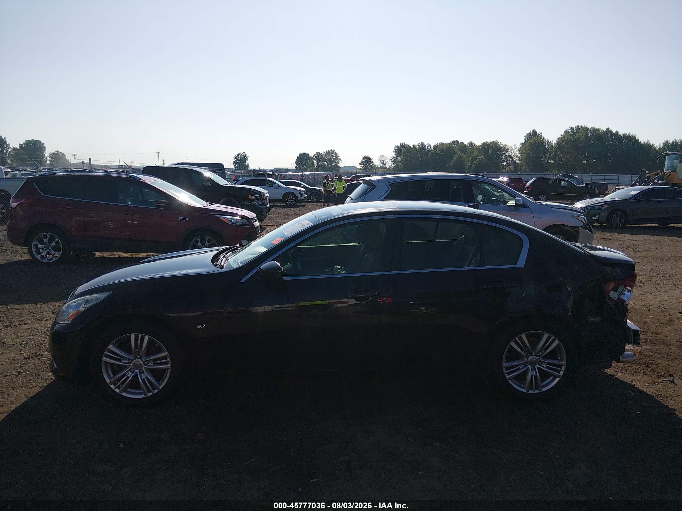 2015 Infiniti Q40 Black vin: JN1CV6AP7FM580686
