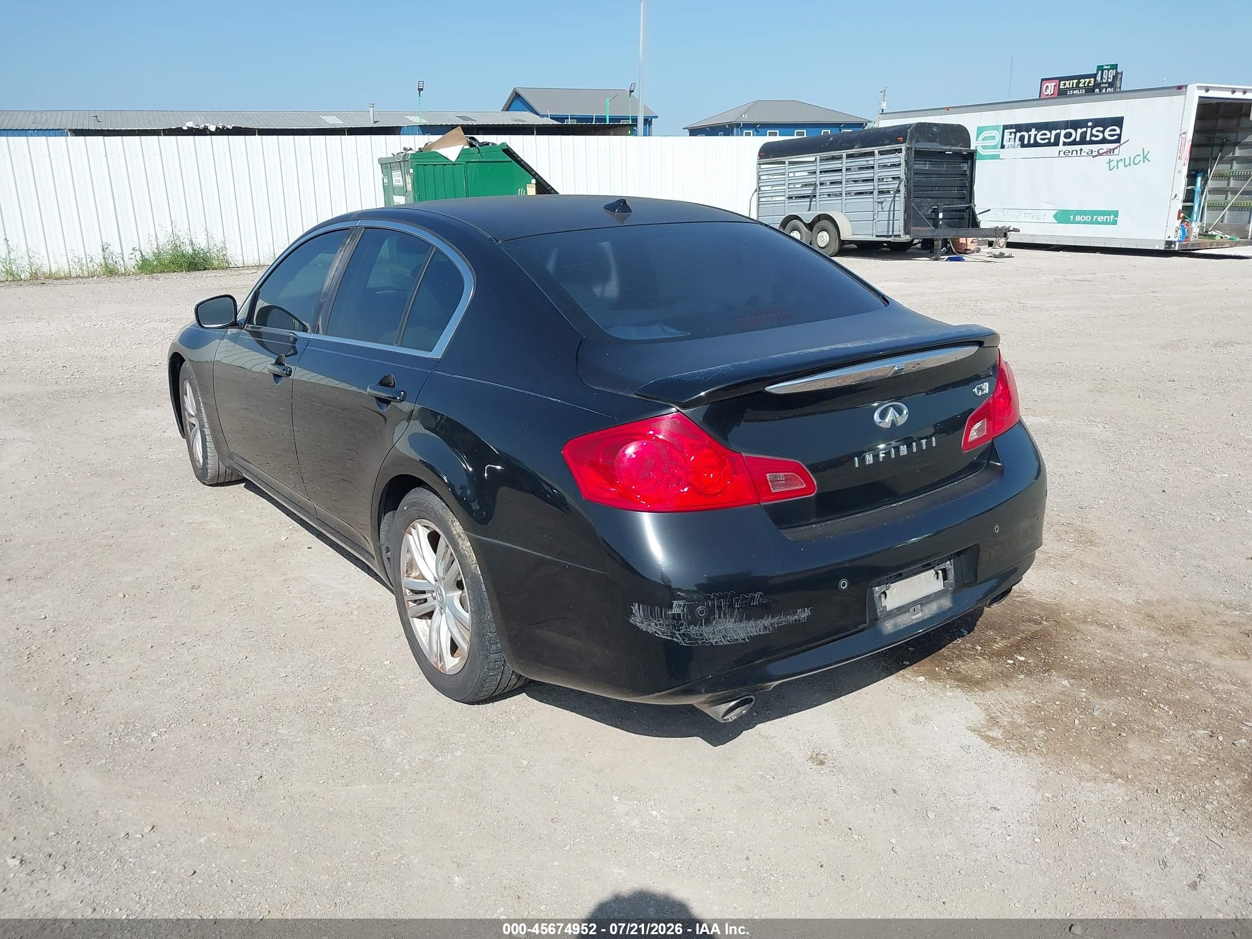 2010 Infiniti G37 Journey Black vin: JN1CV6AP8AM200537