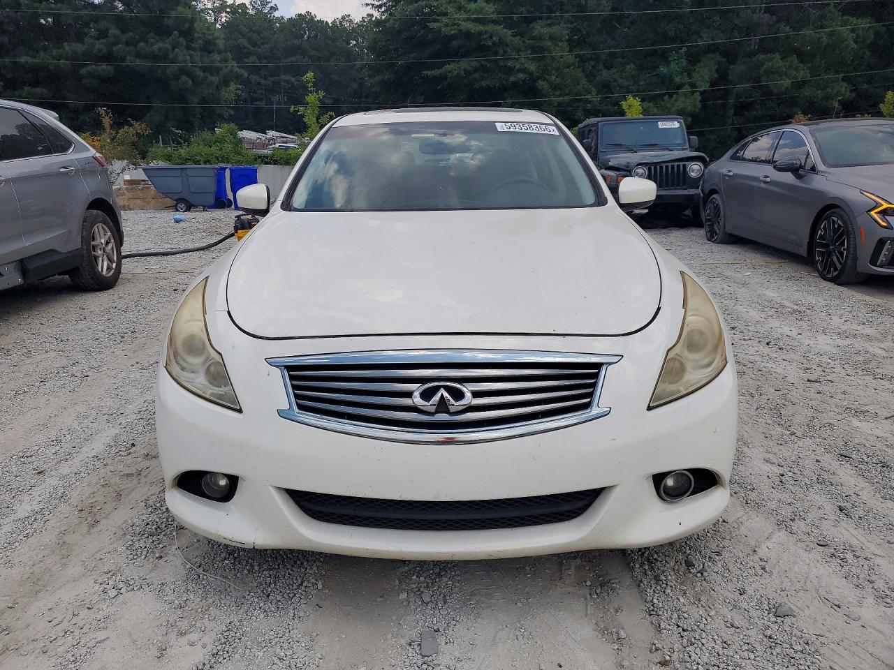 2010 Infiniti G37 Sedan Base White vin: JN1CV6AP8AM202501