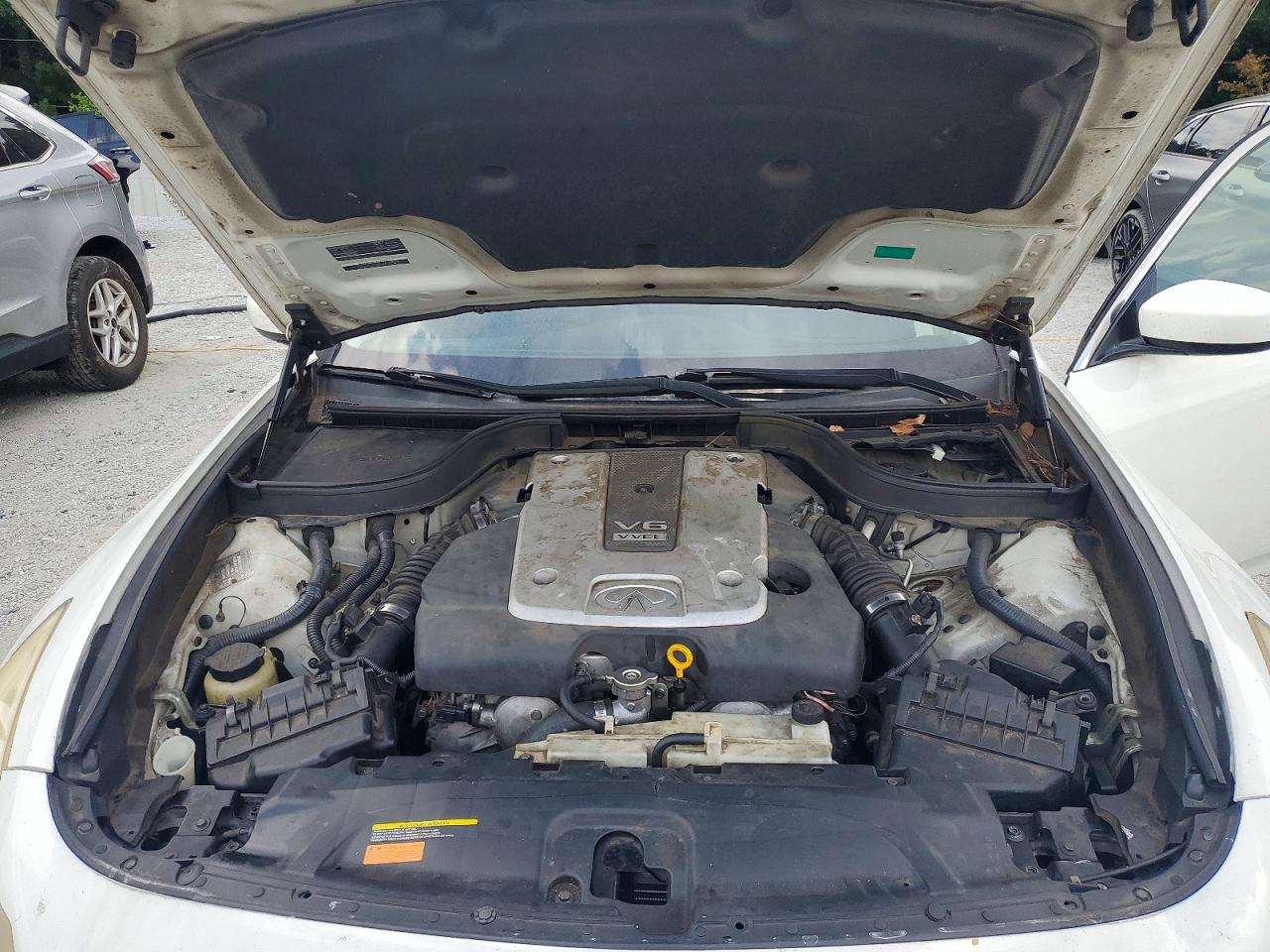 2010 Infiniti G37 Sedan Base White vin: JN1CV6AP8AM202501