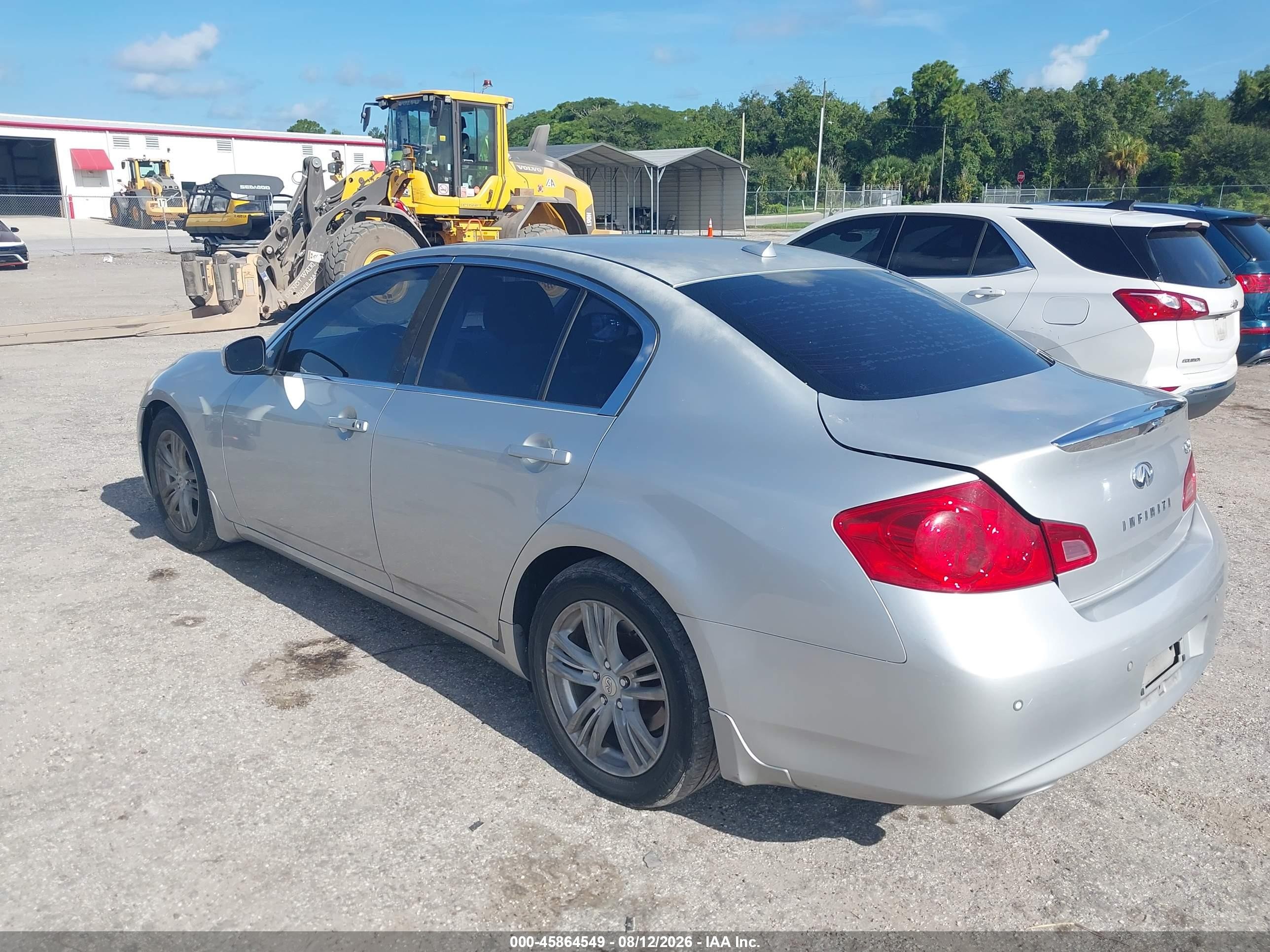 2010 Infiniti G37 Journey Серебряный vin: JN1CV6AP8AM203664