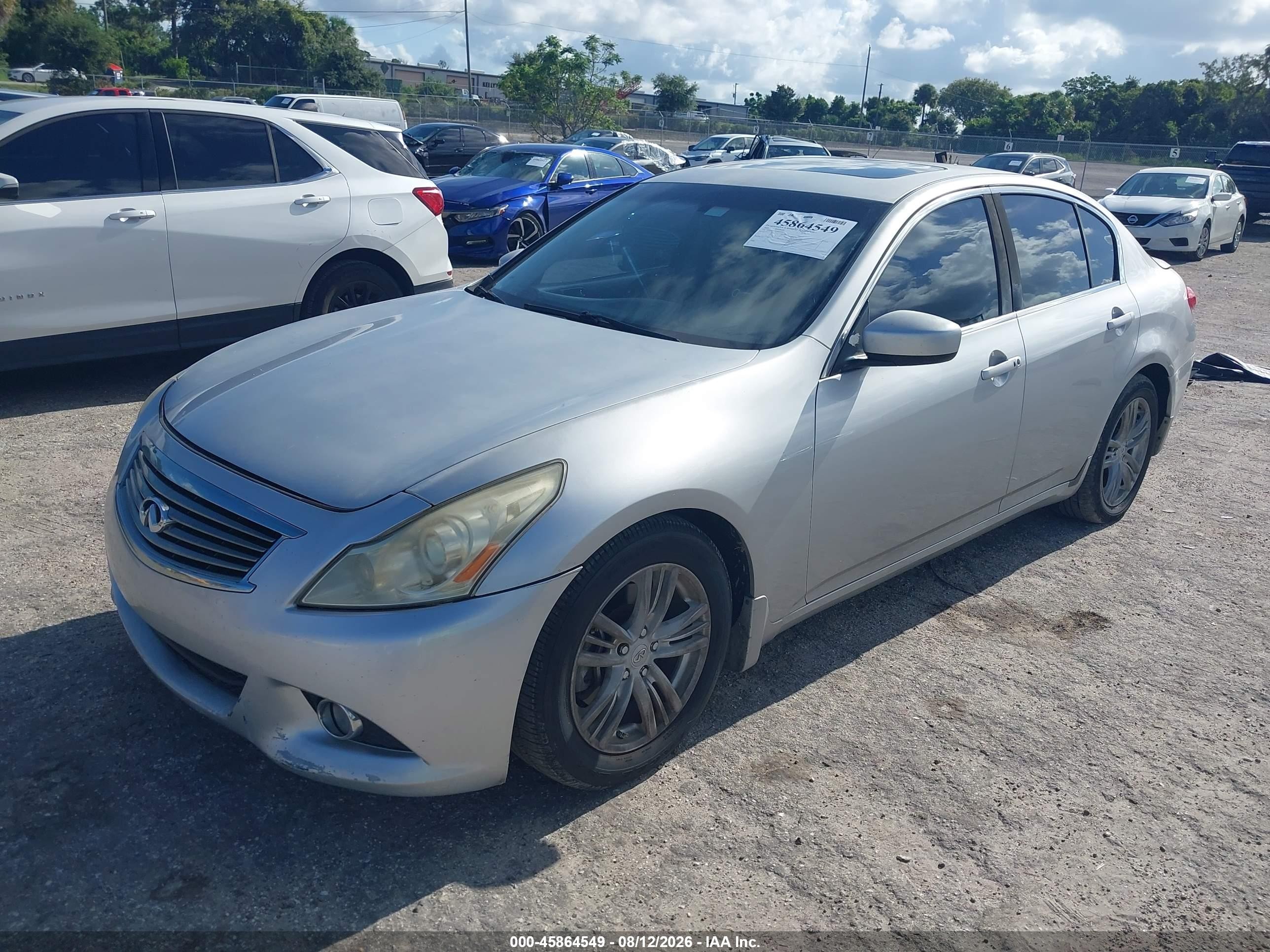 2010 Infiniti G37 Journey Серебряный vin: JN1CV6AP8AM203664