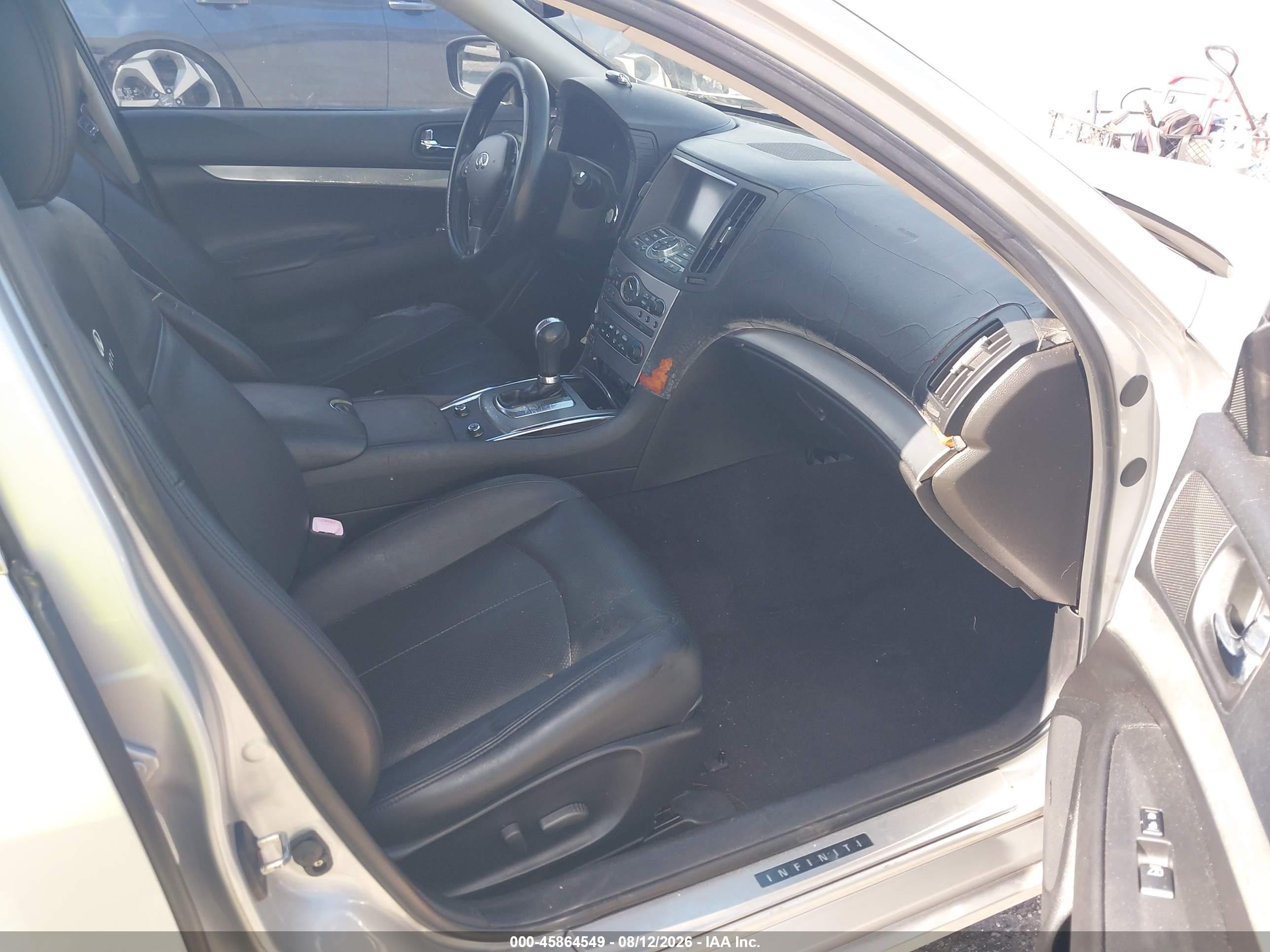 2010 Infiniti G37 Journey Серебряный vin: JN1CV6AP8AM203664