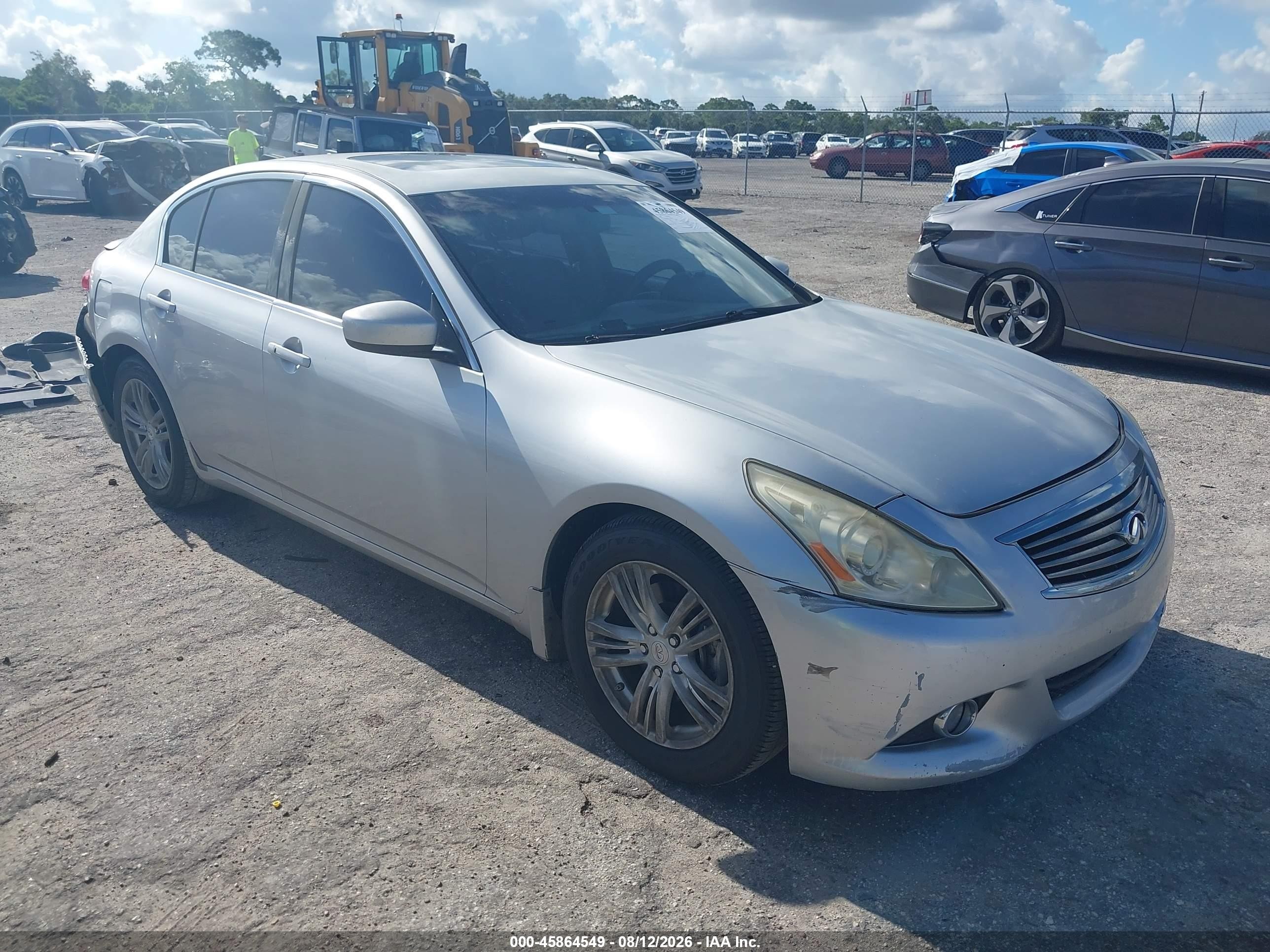 2010 Infiniti G37 Journey Серебряный vin: JN1CV6AP8AM203664