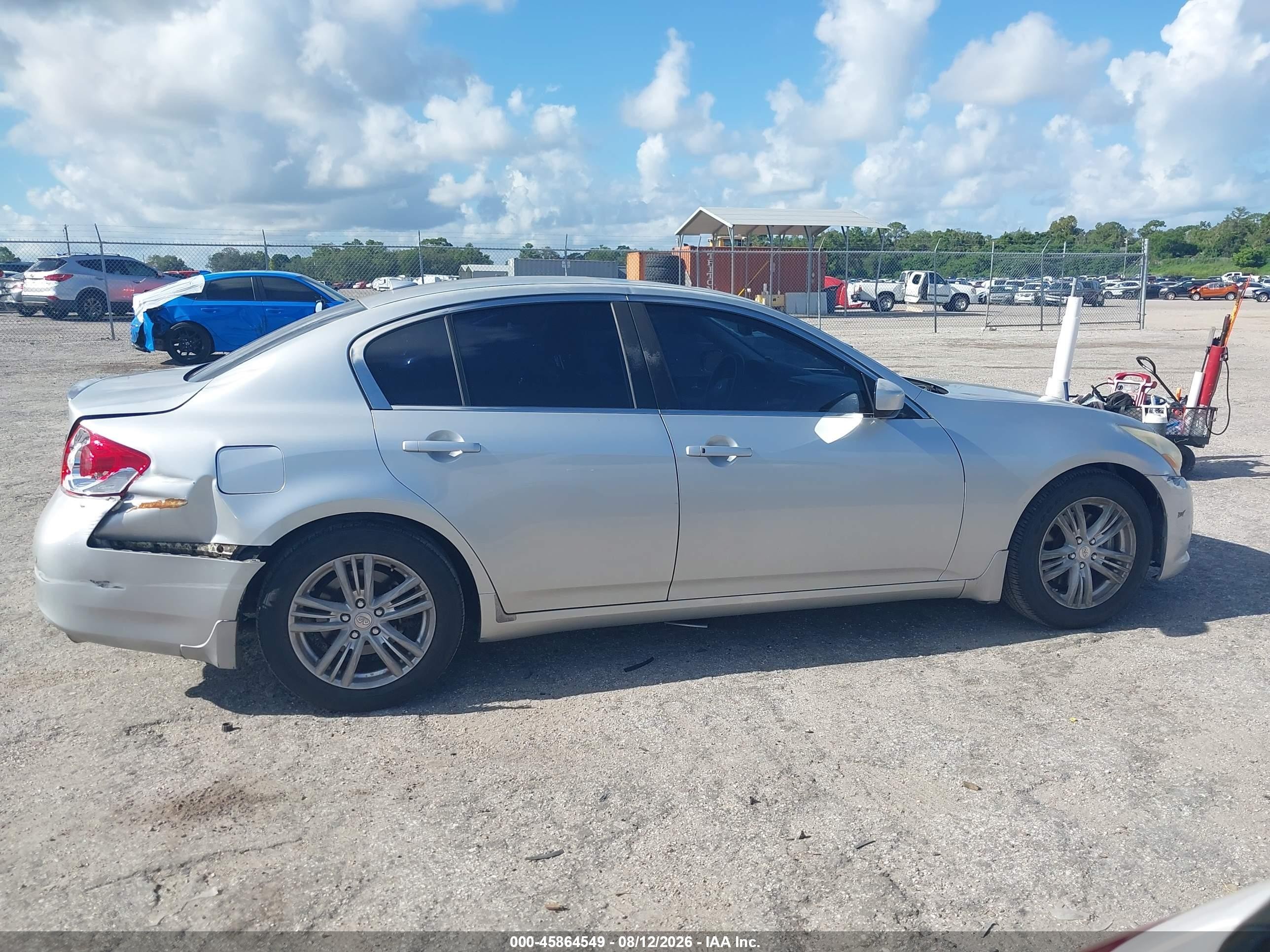 2010 Infiniti G37 Journey Серебряный vin: JN1CV6AP8AM203664