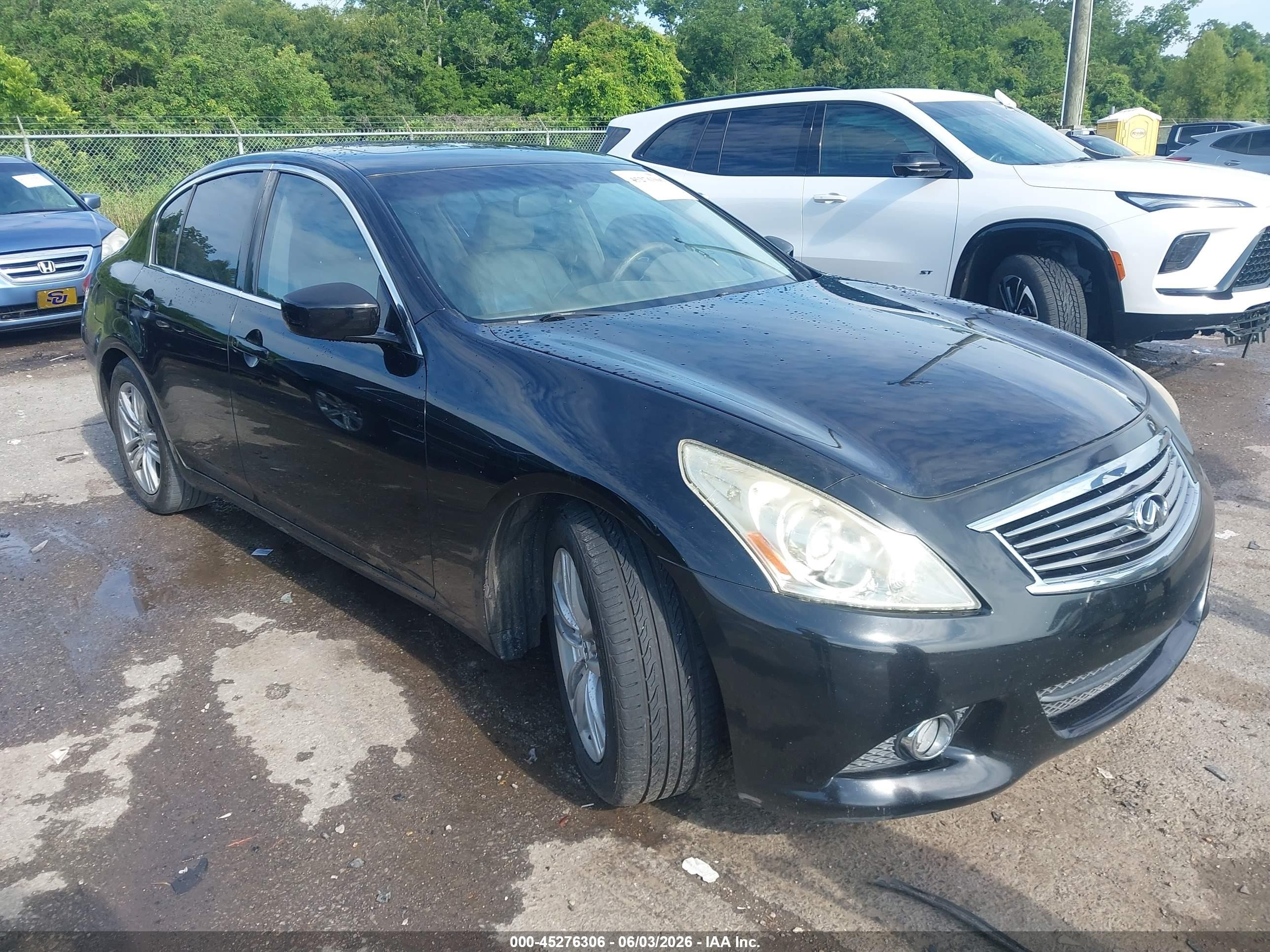 2010 Infiniti G37 Journey Черный vin: JN1CV6AP8AM204037
