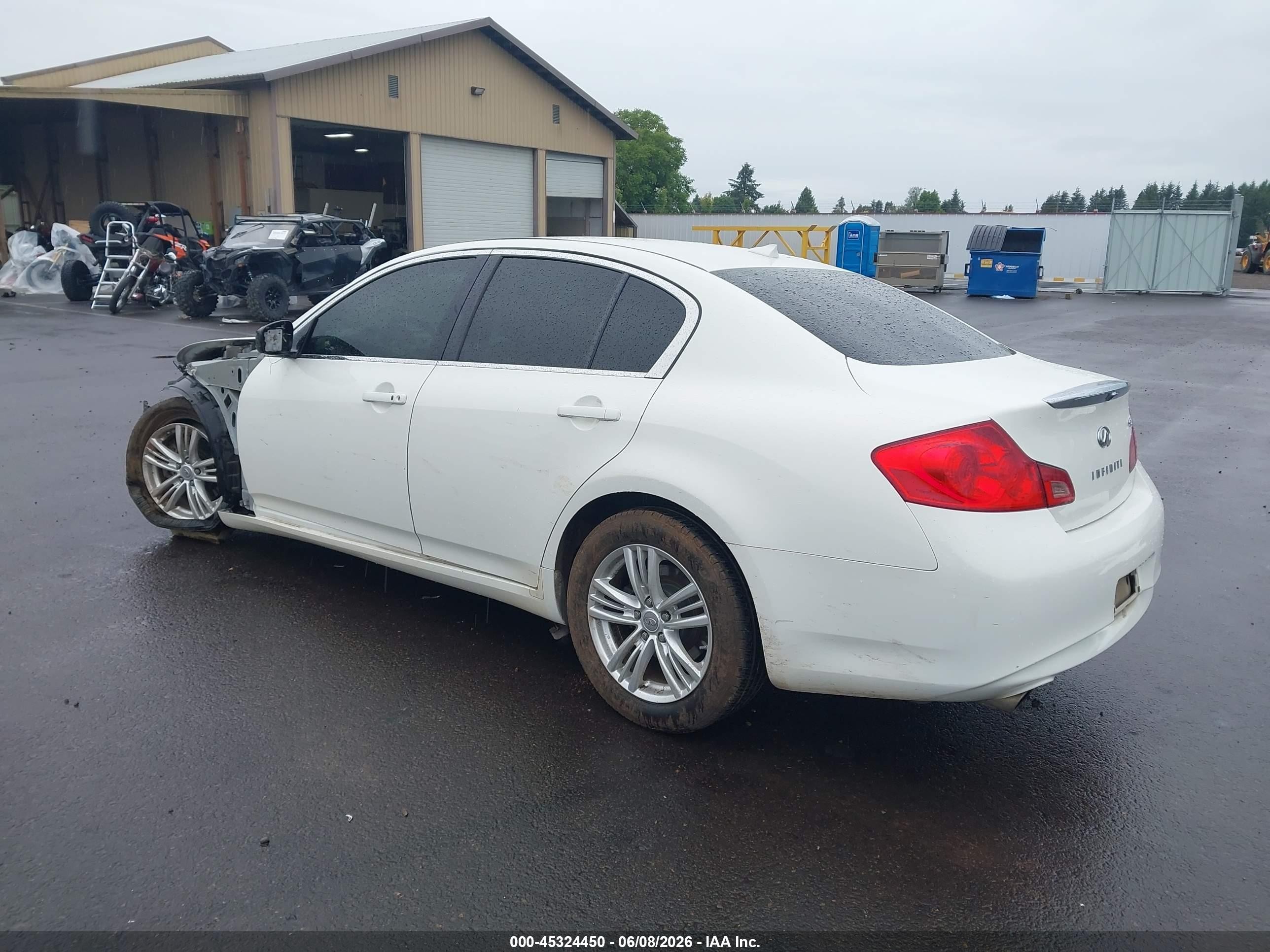 2011 Infiniti G37 Journey Белый vin: JN1CV6AP8BM501553