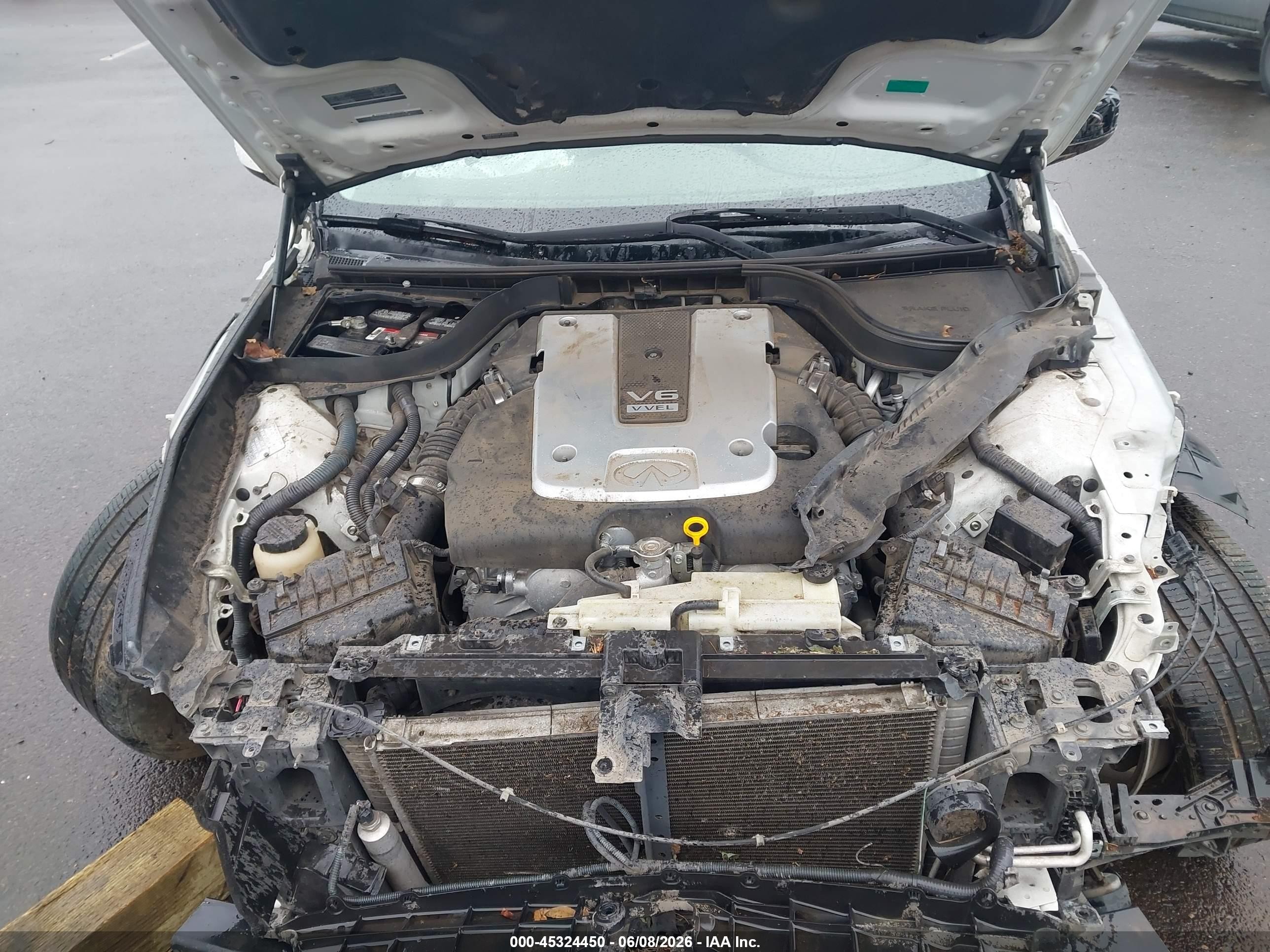 2011 Infiniti G37 Journey Белый vin: JN1CV6AP8BM501553