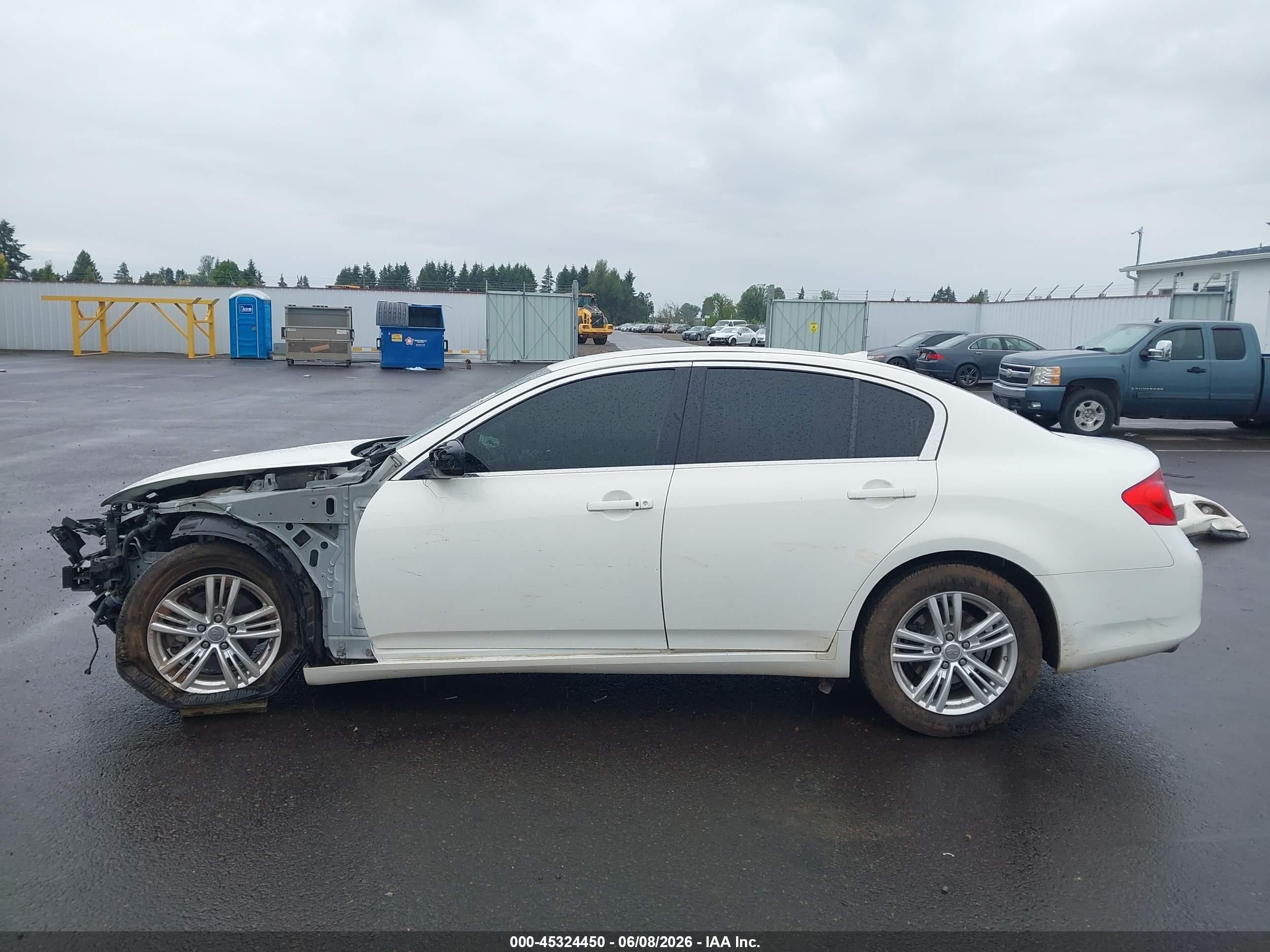 2011 Infiniti G37 Journey Белый vin: JN1CV6AP8BM501553