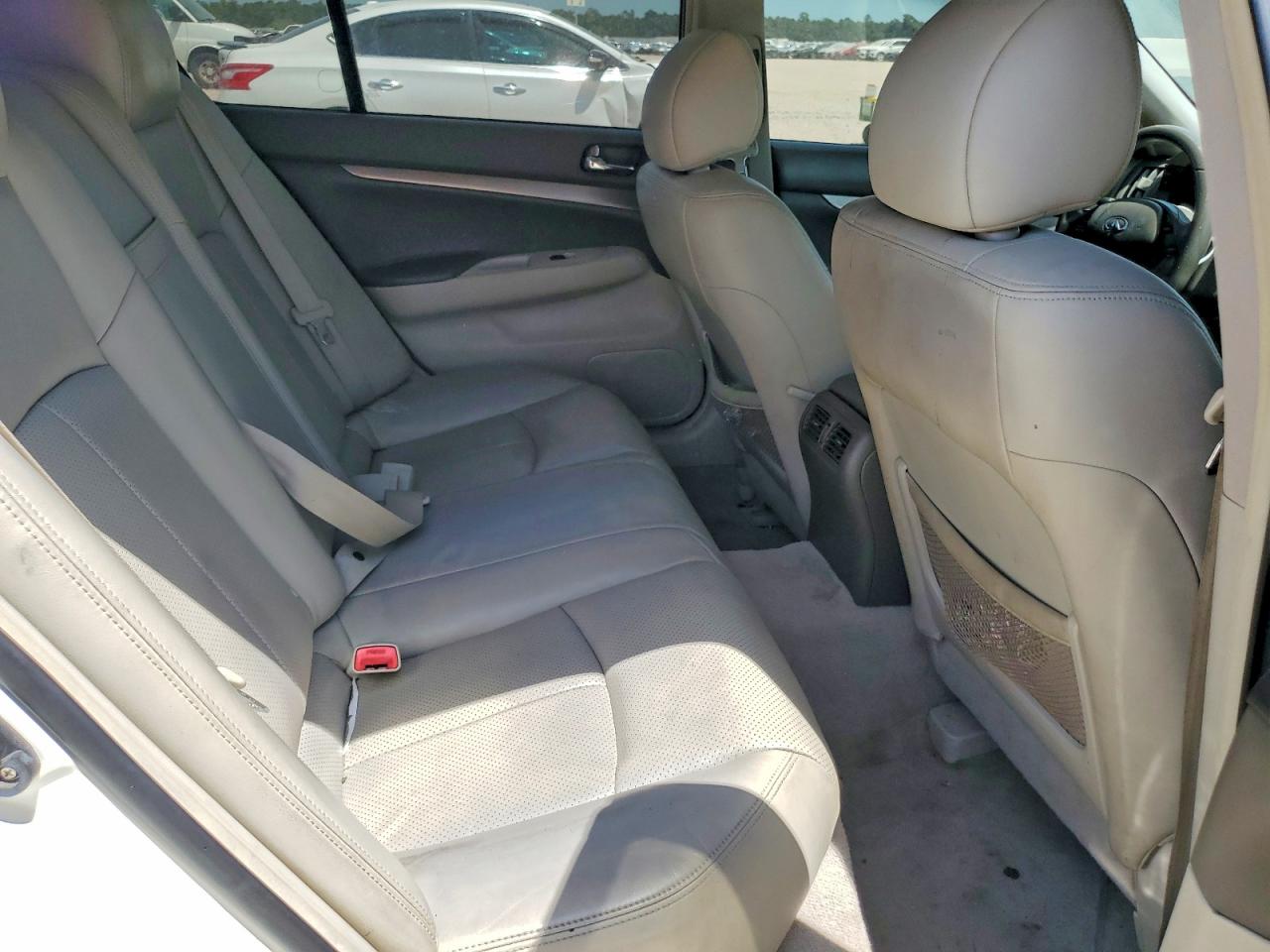 2011 Infiniti G37 Sedan Journey White vin: JN1CV6AP8BM502475