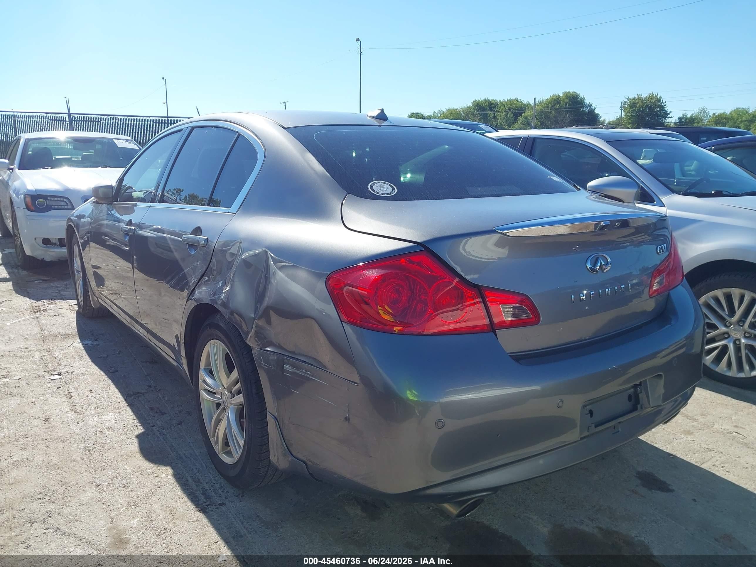 2011 Infiniti G37 Journey Gray vin: JN1CV6AP8BM504582