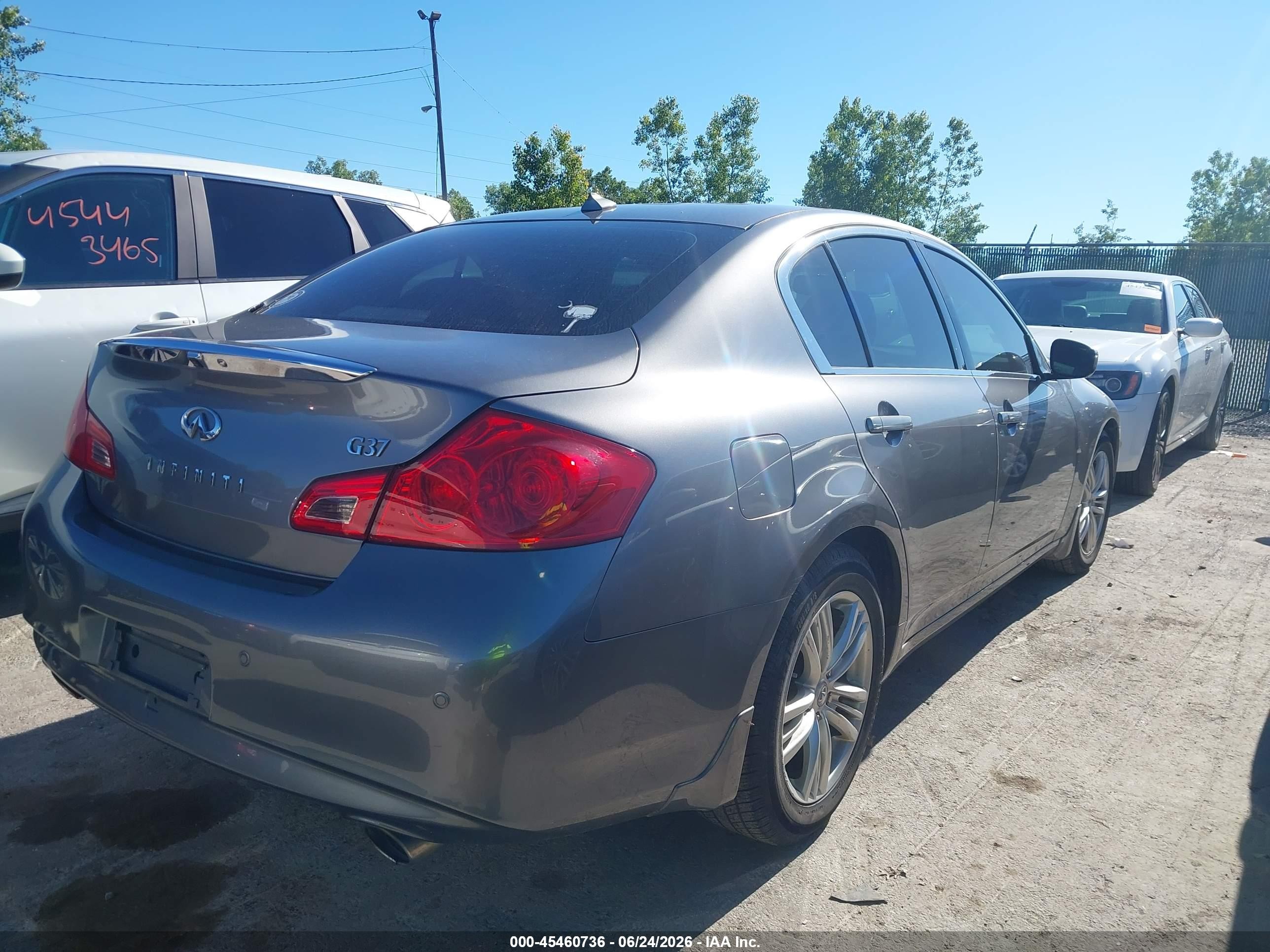 2011 Infiniti G37 Journey Gray vin: JN1CV6AP8BM504582