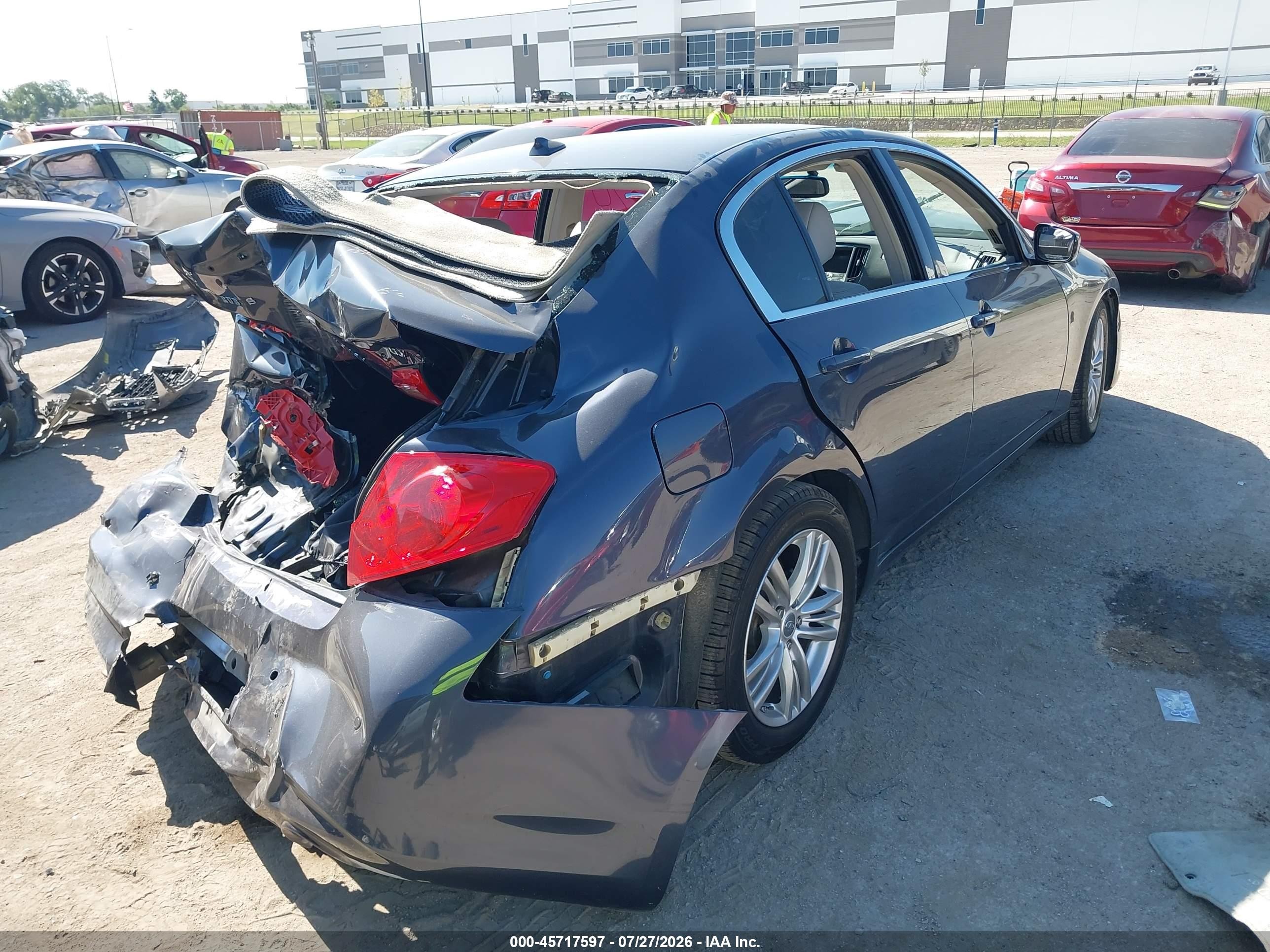 2012 Infiniti G37 Journey Gray vin: JN1CV6AP8CM620544