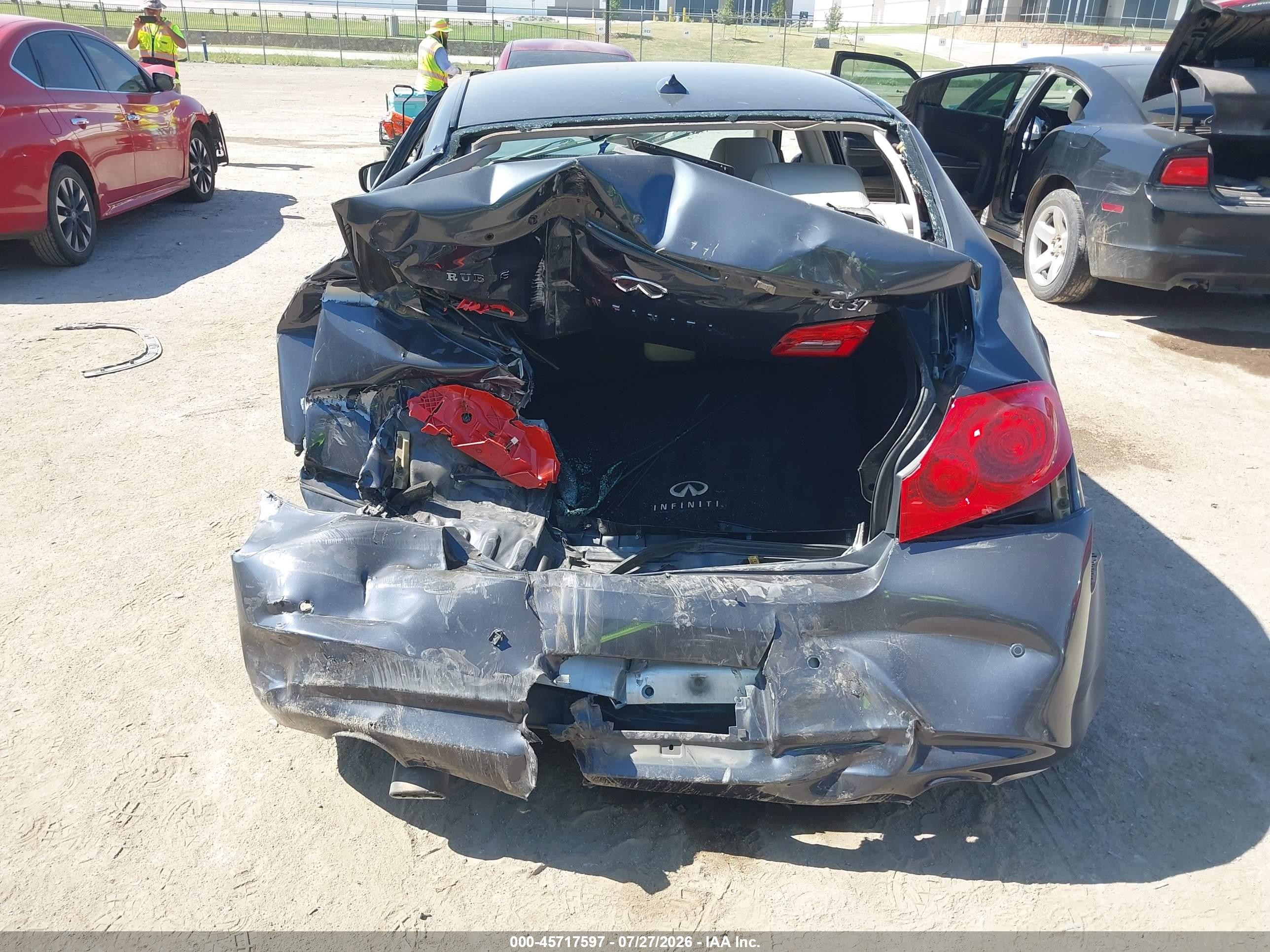 2012 Infiniti G37 Journey Gray vin: JN1CV6AP8CM620544