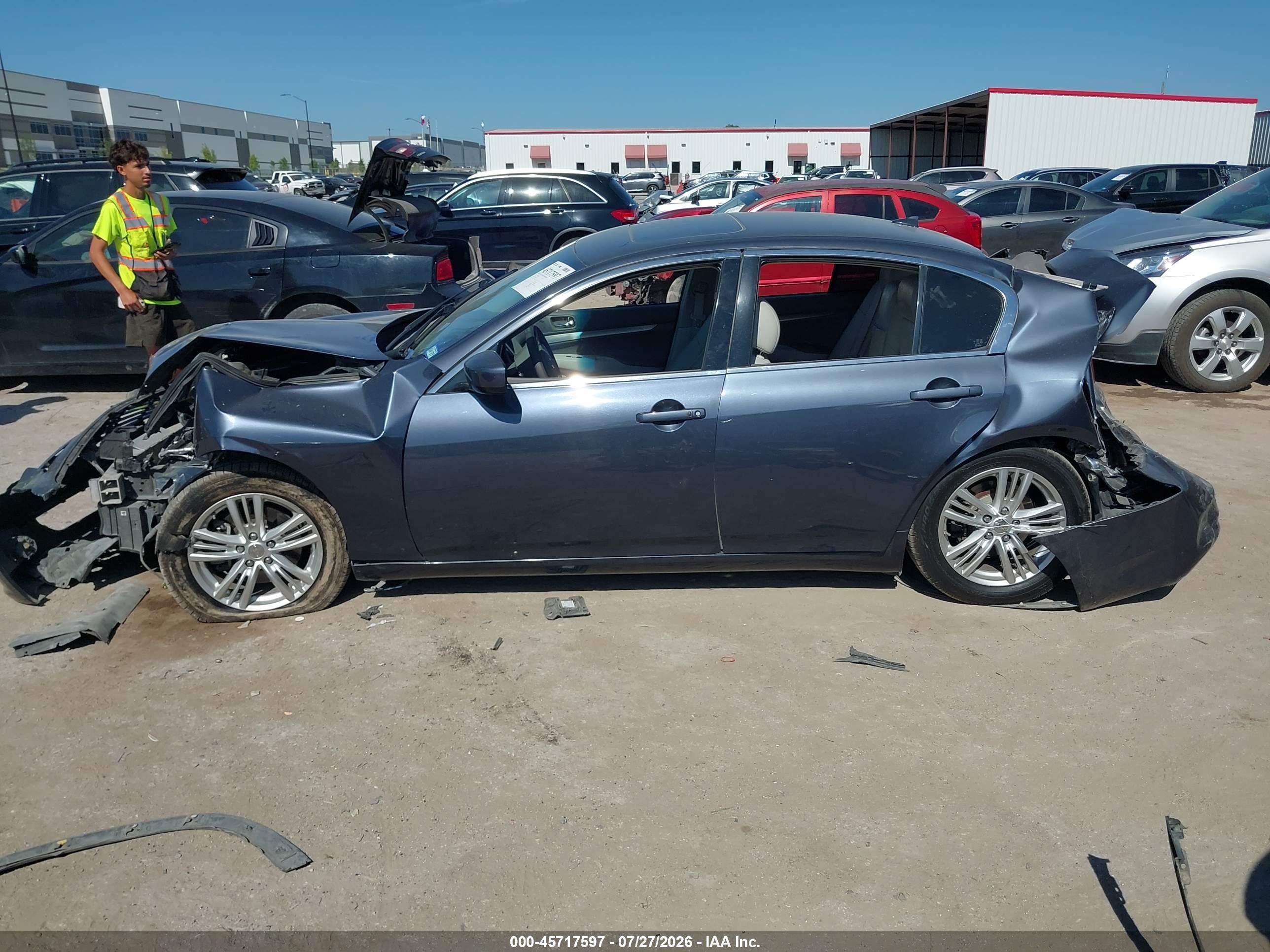 2012 Infiniti G37 Journey Gray vin: JN1CV6AP8CM620544