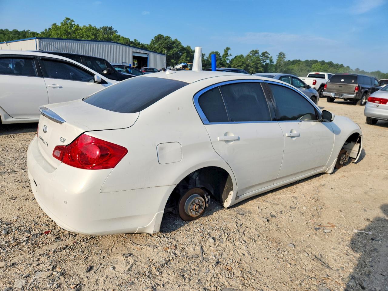 2012 Infiniti G37 Sedan Journey Белый vin: JN1CV6AP8CM622049