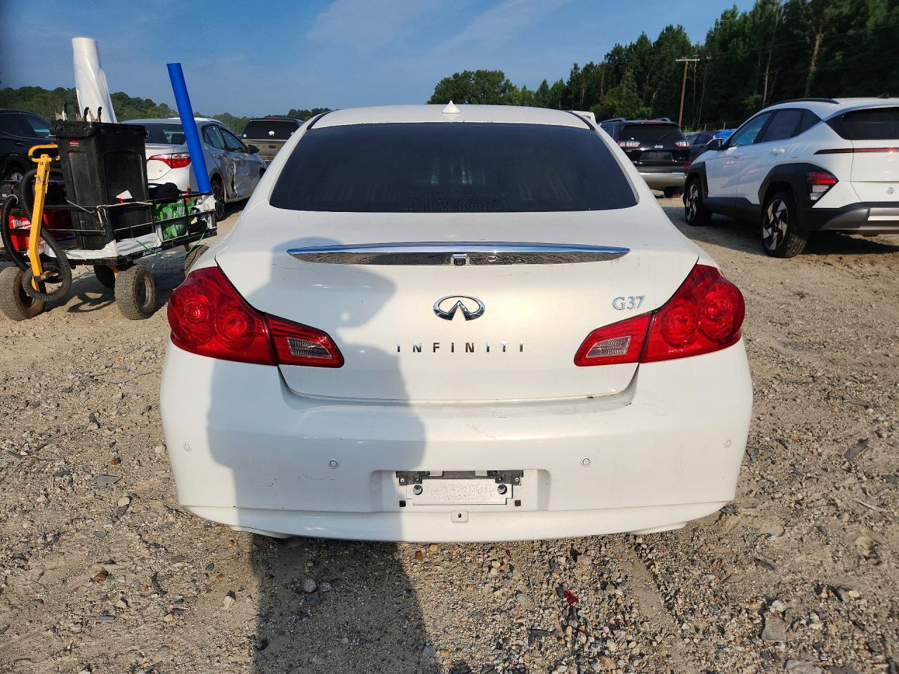 2012 Infiniti G37 Sedan Journey Белый vin: JN1CV6AP8CM622049