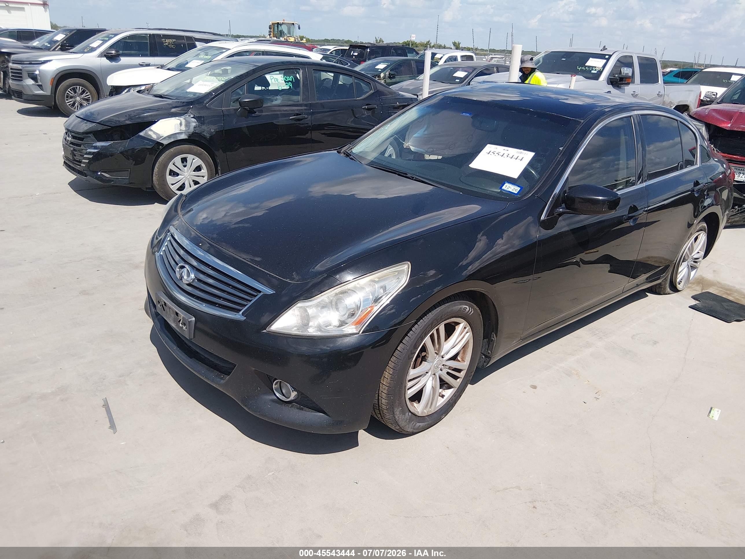 2012 Infiniti G37 Journey Черный vin: JN1CV6AP8CM622374