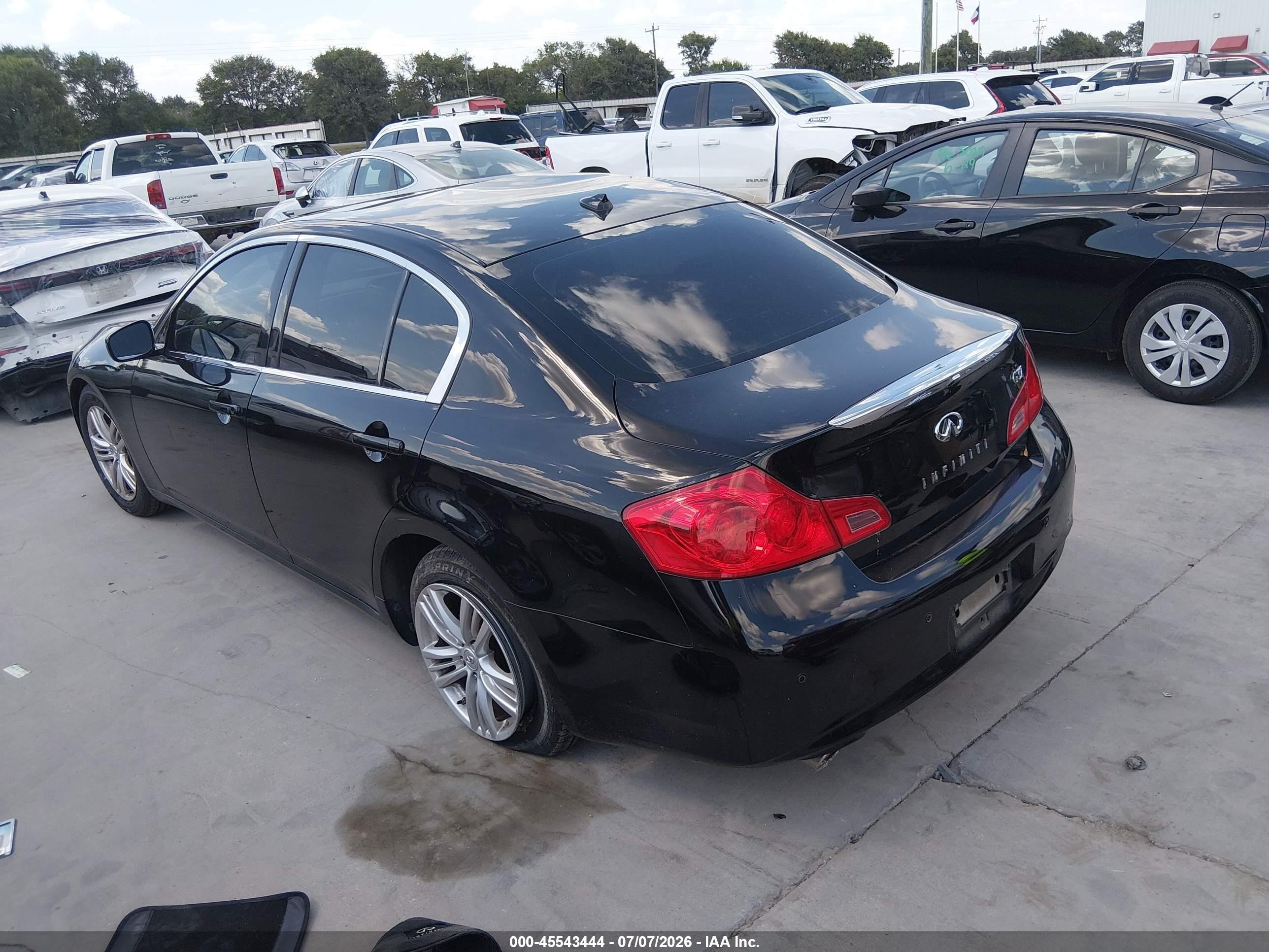 2012 Infiniti G37 Journey Черный vin: JN1CV6AP8CM622374