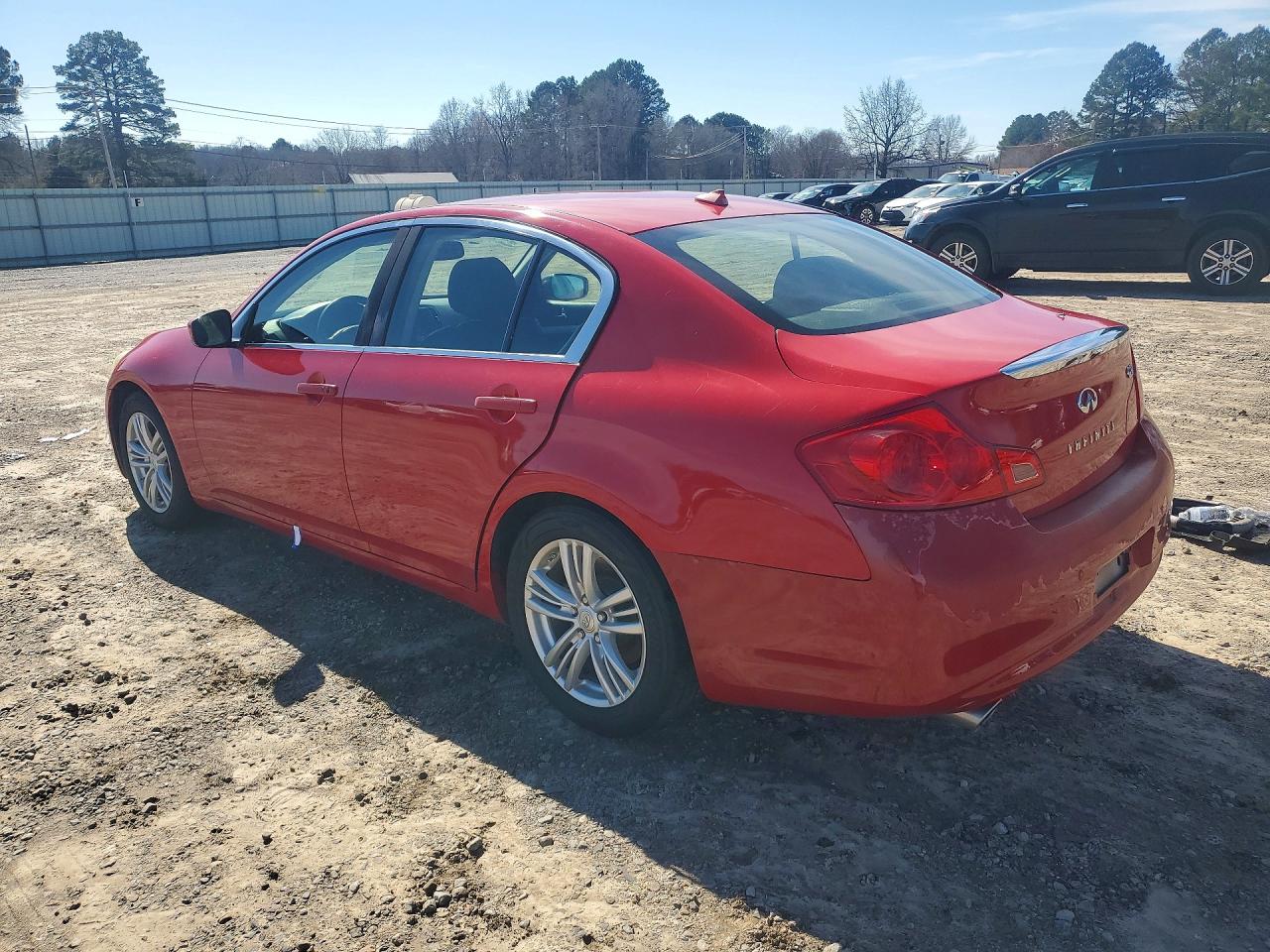 2012 Infiniti G37 Base Red vin: JN1CV6AP8CM626814