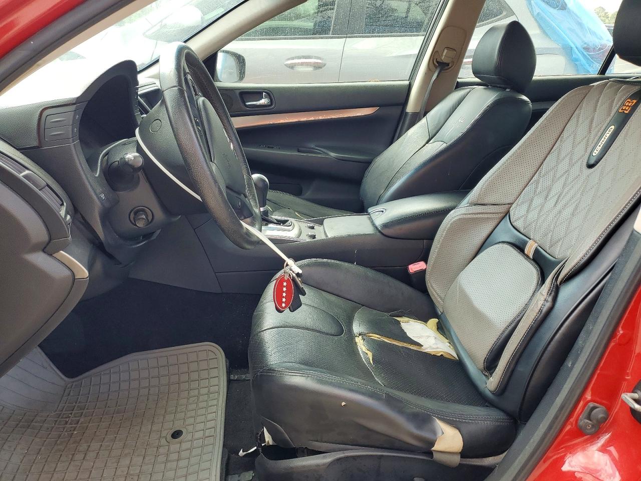 2012 Infiniti G37 Base Red vin: JN1CV6AP8CM626814