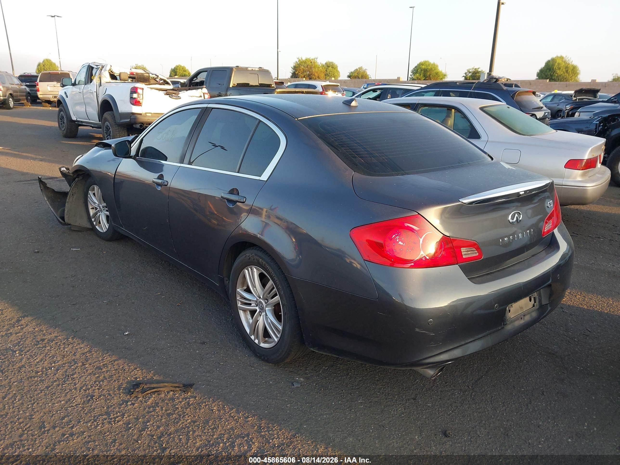 2012 Infiniti G37 Journey Серый vin: JN1CV6AP8CM932685