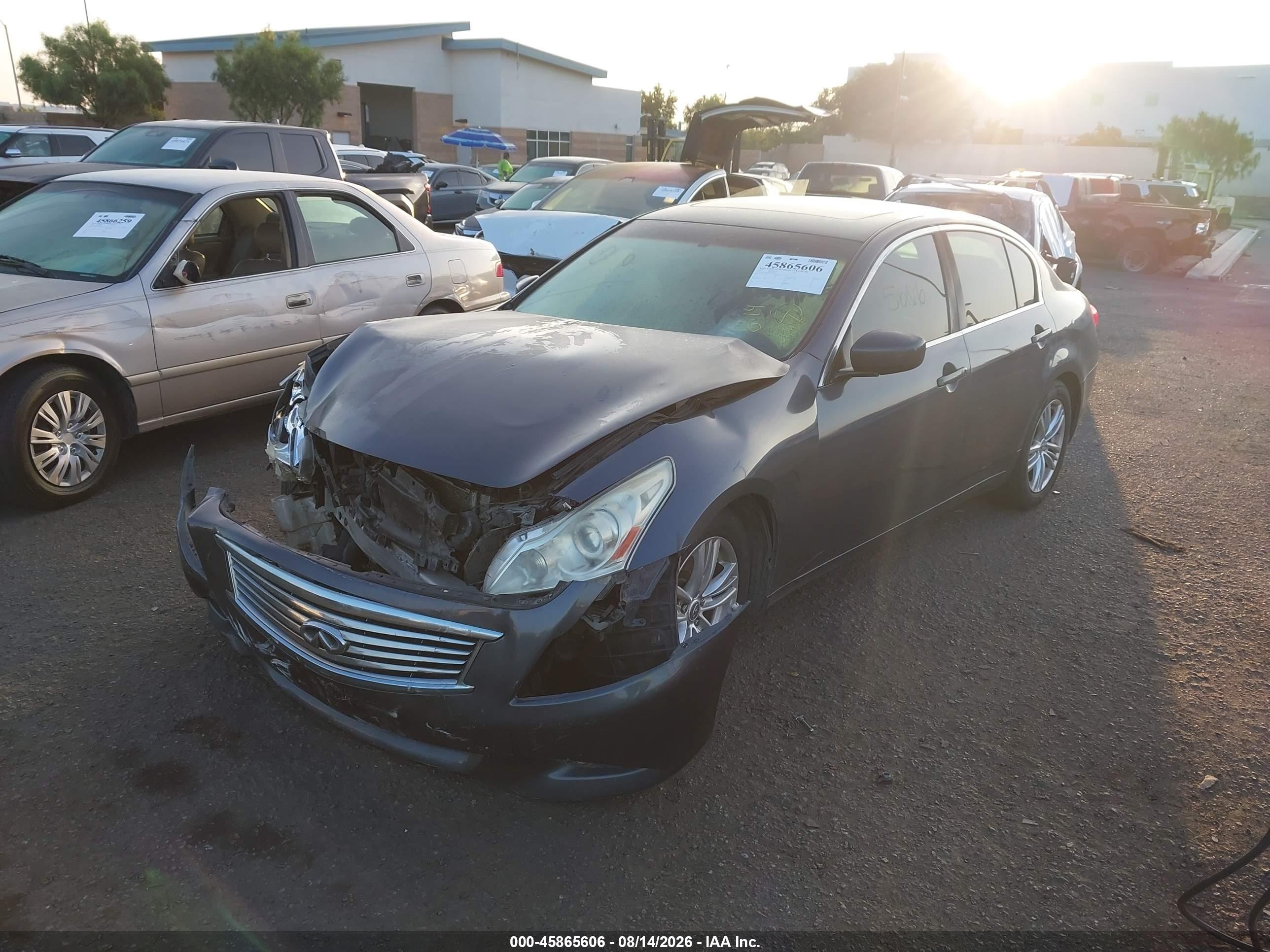 2012 Infiniti G37 Journey Серый vin: JN1CV6AP8CM932685