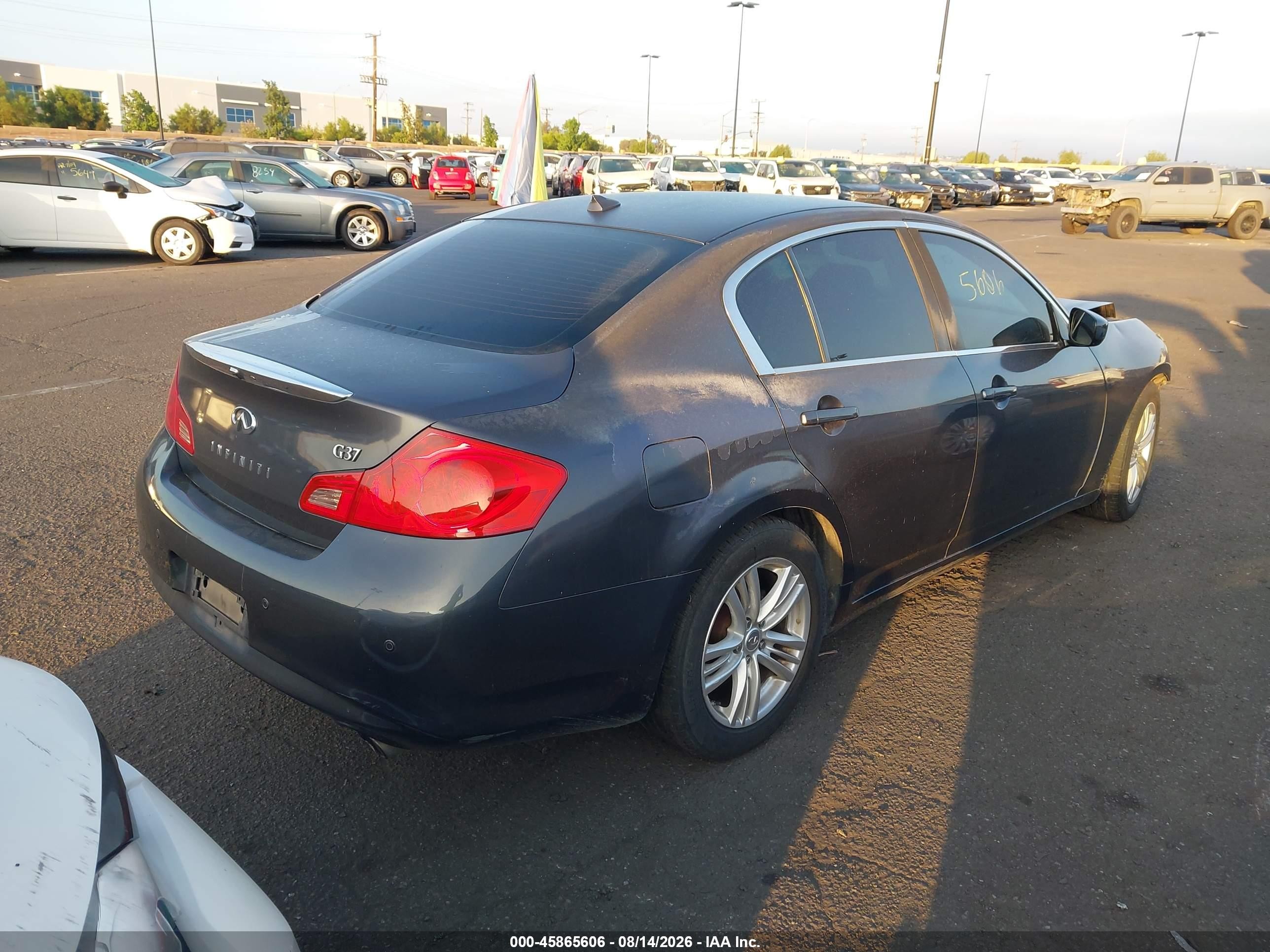 2012 Infiniti G37 Journey Серый vin: JN1CV6AP8CM932685